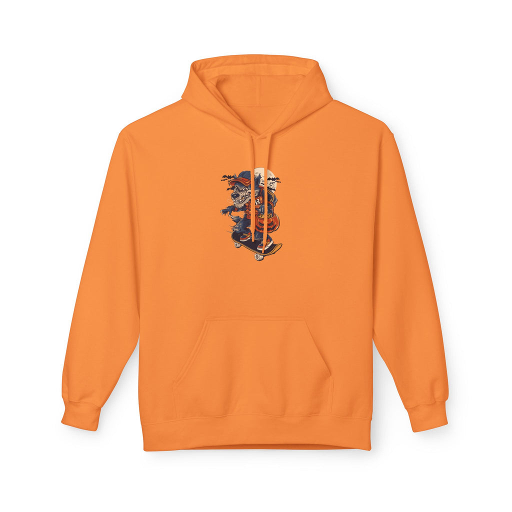 Skull Collage Hoodie — Grunge Floral Skull Graphic Pullover