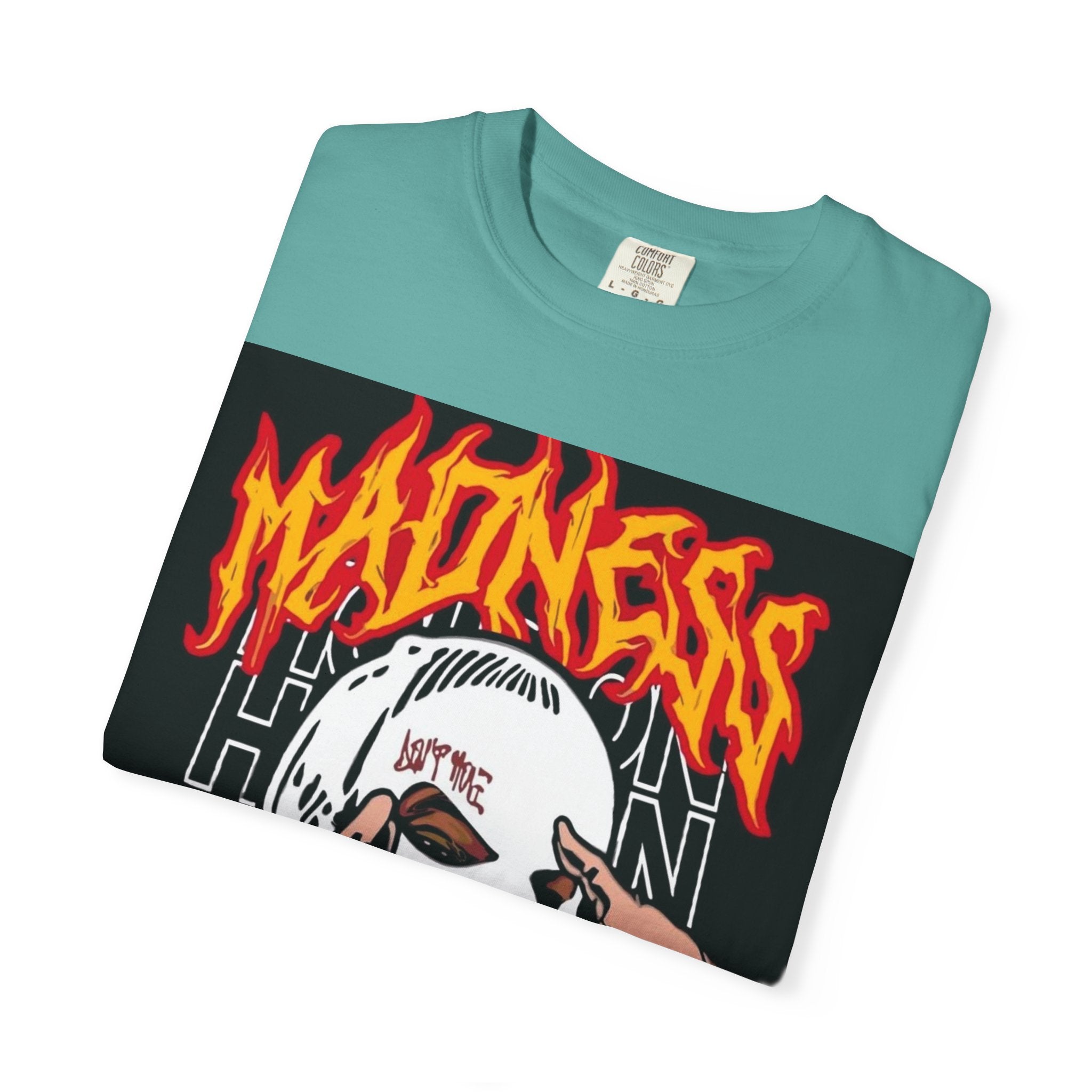 Madness Skull Graphic T-Shirt — Savage World Streetwear Tee