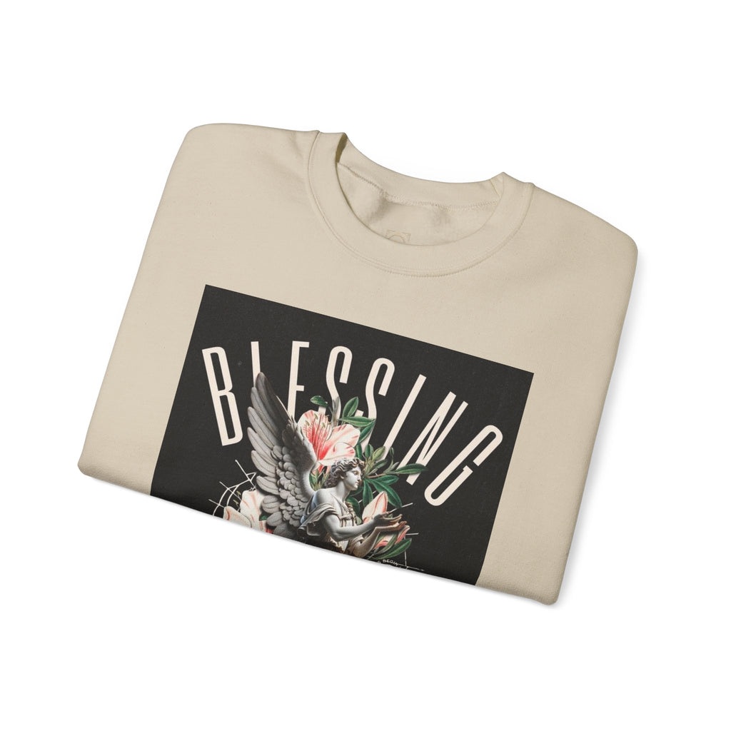 Blessing Statue Graphic Sweatshirt
