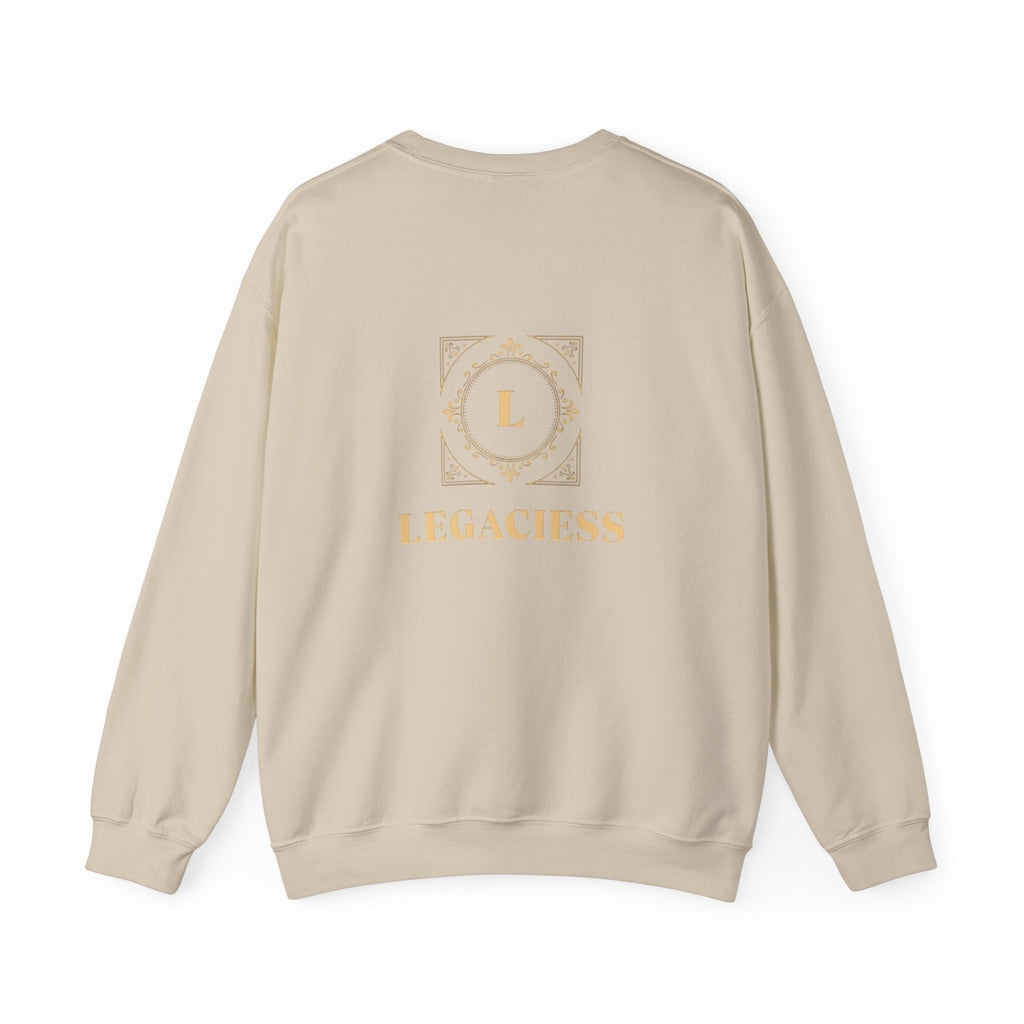 Crewneck Sweatshirt — Vintage Angel Graphic "Forgiven" Streetwear