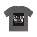 Halloween Haunted House Kids Tee — "Happy Halloween" Graphic T‑Shirt for Kids