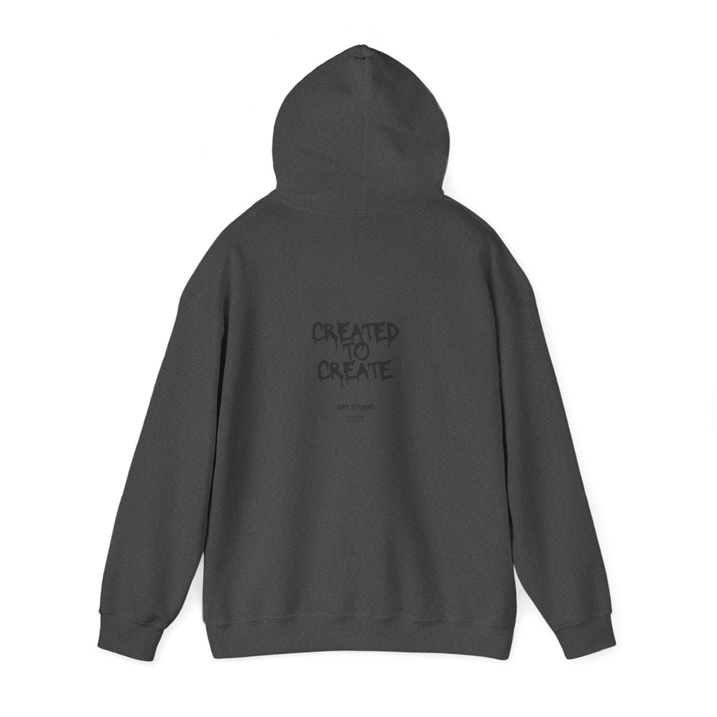 Created to Create Hoodie – Inspirational Artist Sweatshirt