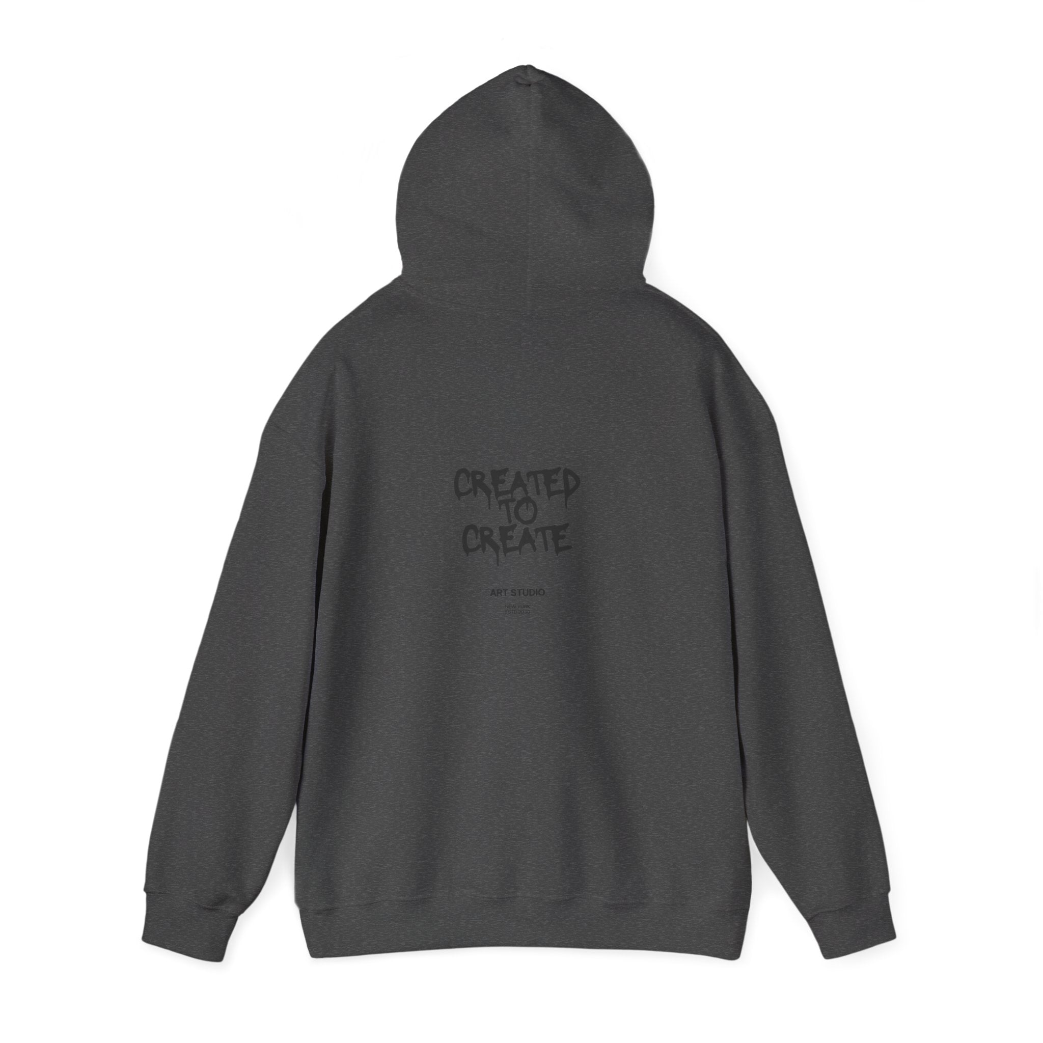 Created to Create Hoodie – Inspirational Artist Sweatshirt