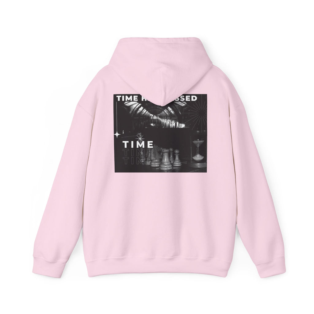 Time Has Passed Hoodie — Vintage Chess Graphic Hooded Sweatshirt