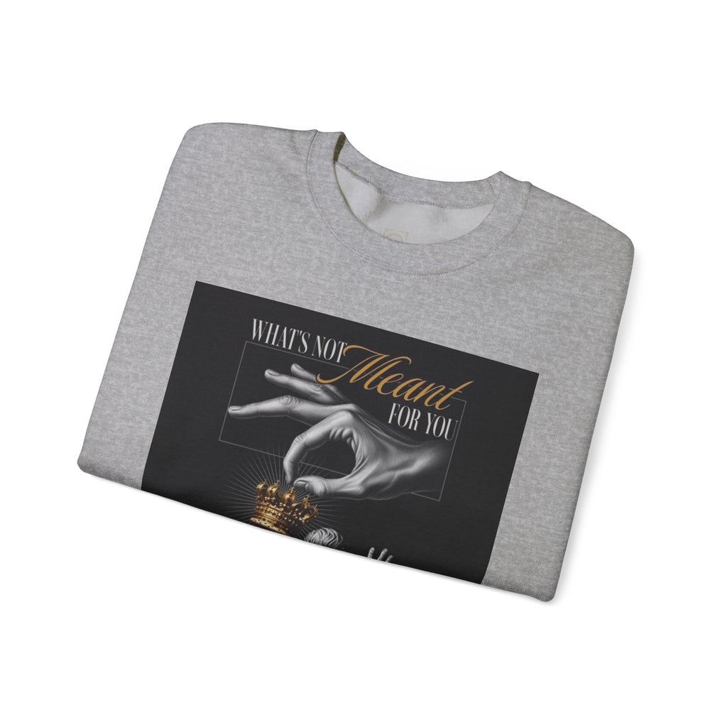 Crewneck Sweatshirt — 'What's My Heart For You' Inspirational Graphic Crewneck
