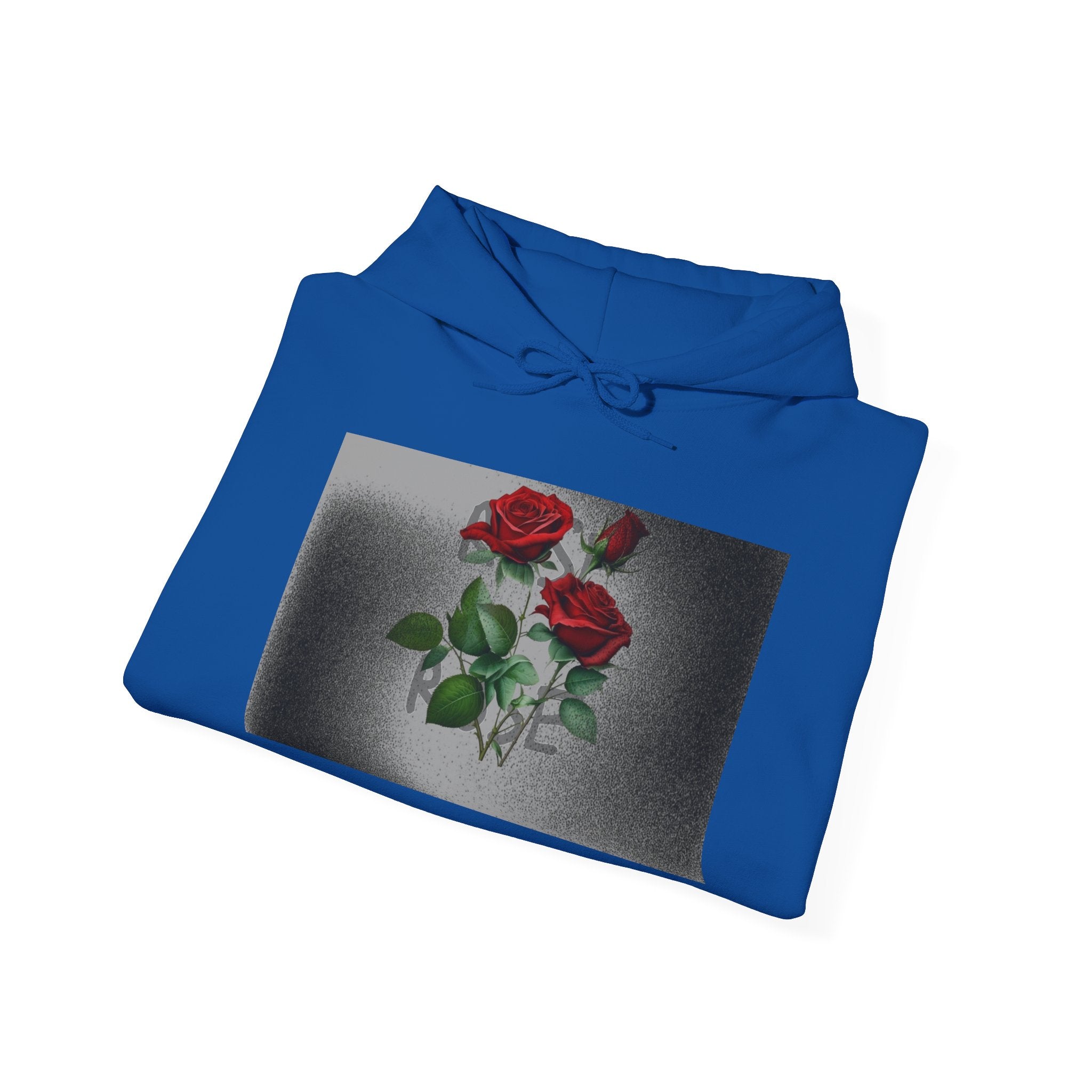 Rose Bloom Hoodie — Vintage Red Roses Graphic Pullover