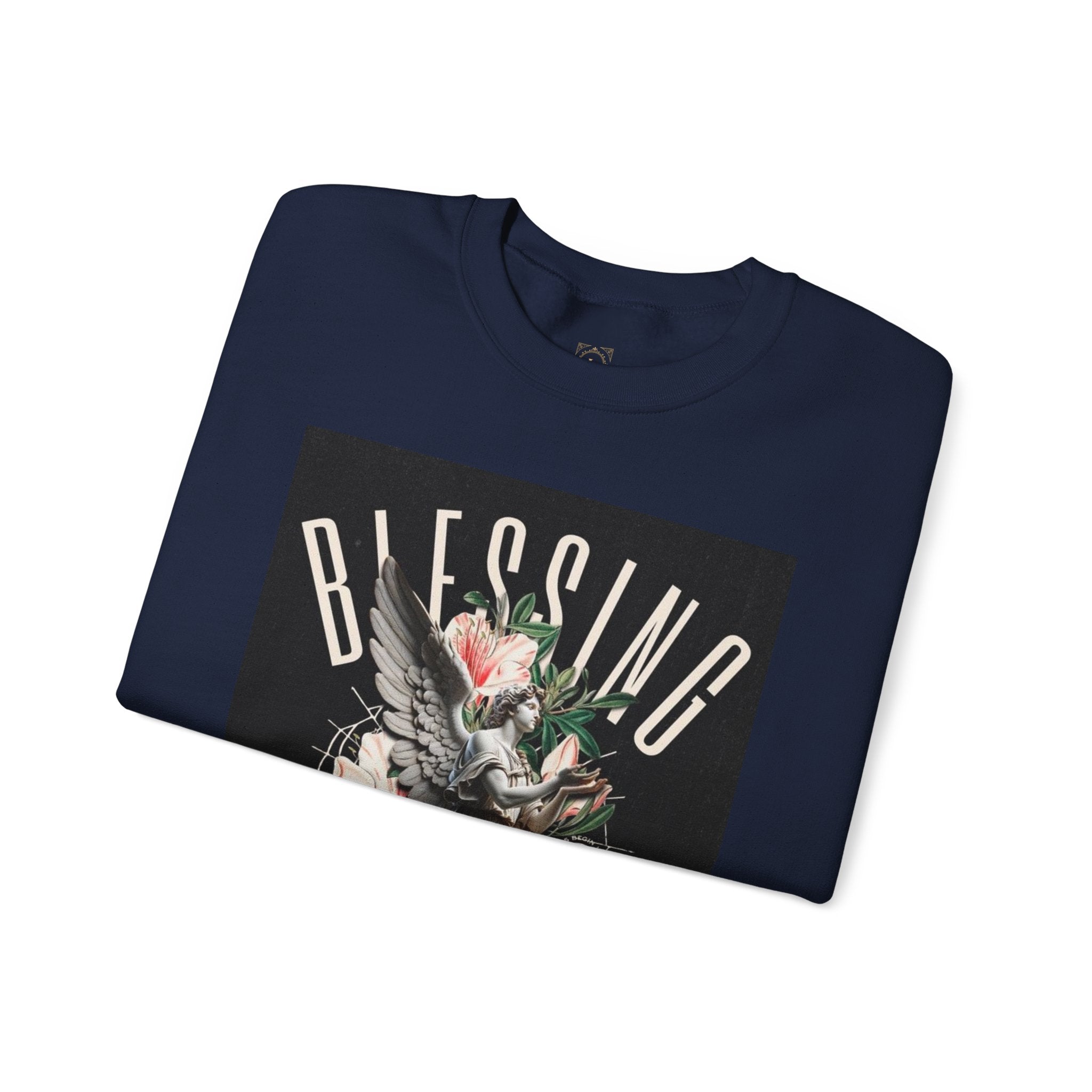 Blessing Statue Graphic Sweatshirt