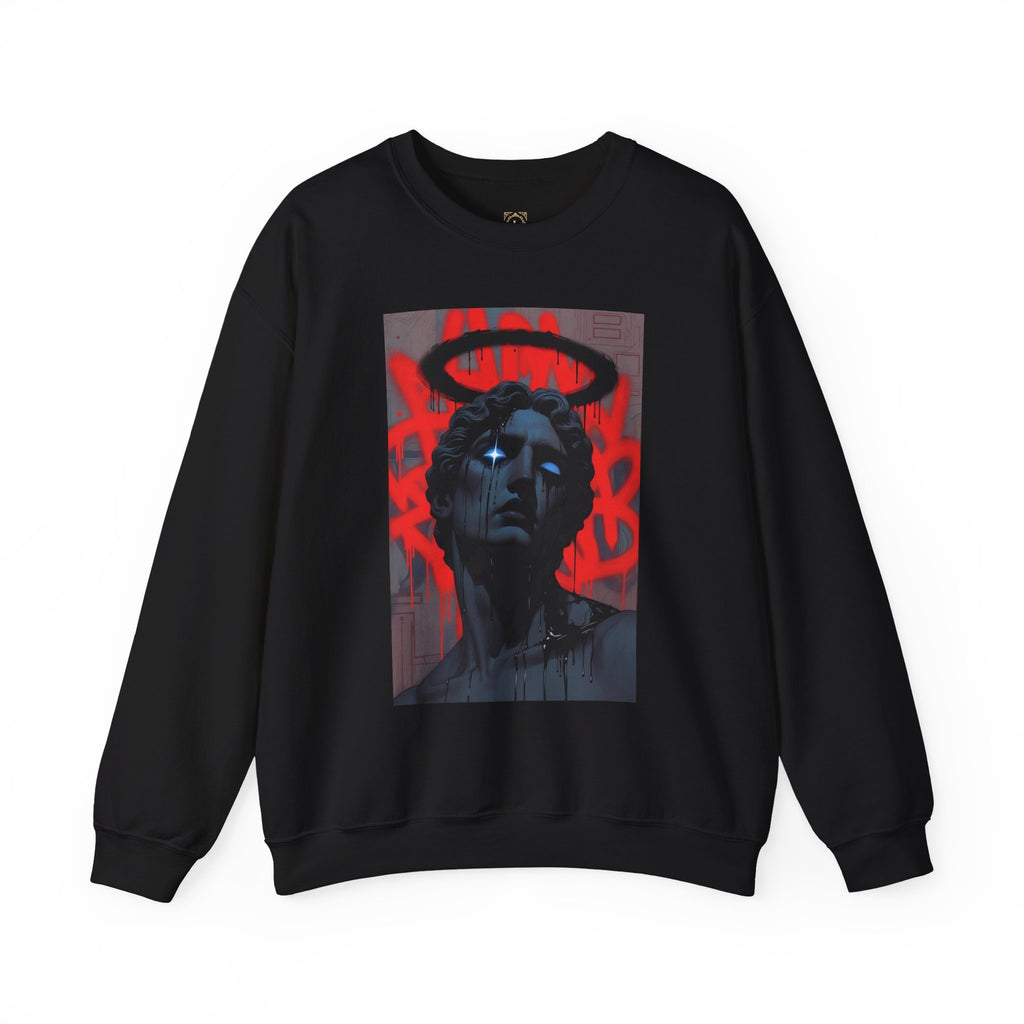 Street Art Statue Crewneck Sweatshirt