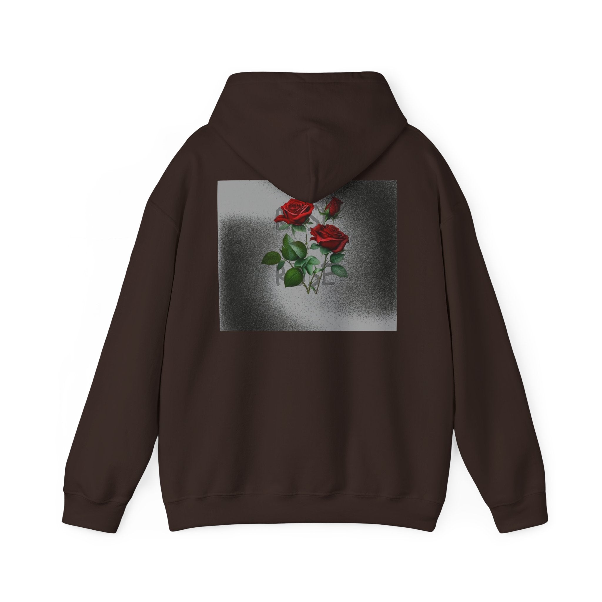 Rose Bloom Hoodie — Vintage Red Roses Graphic Pullover