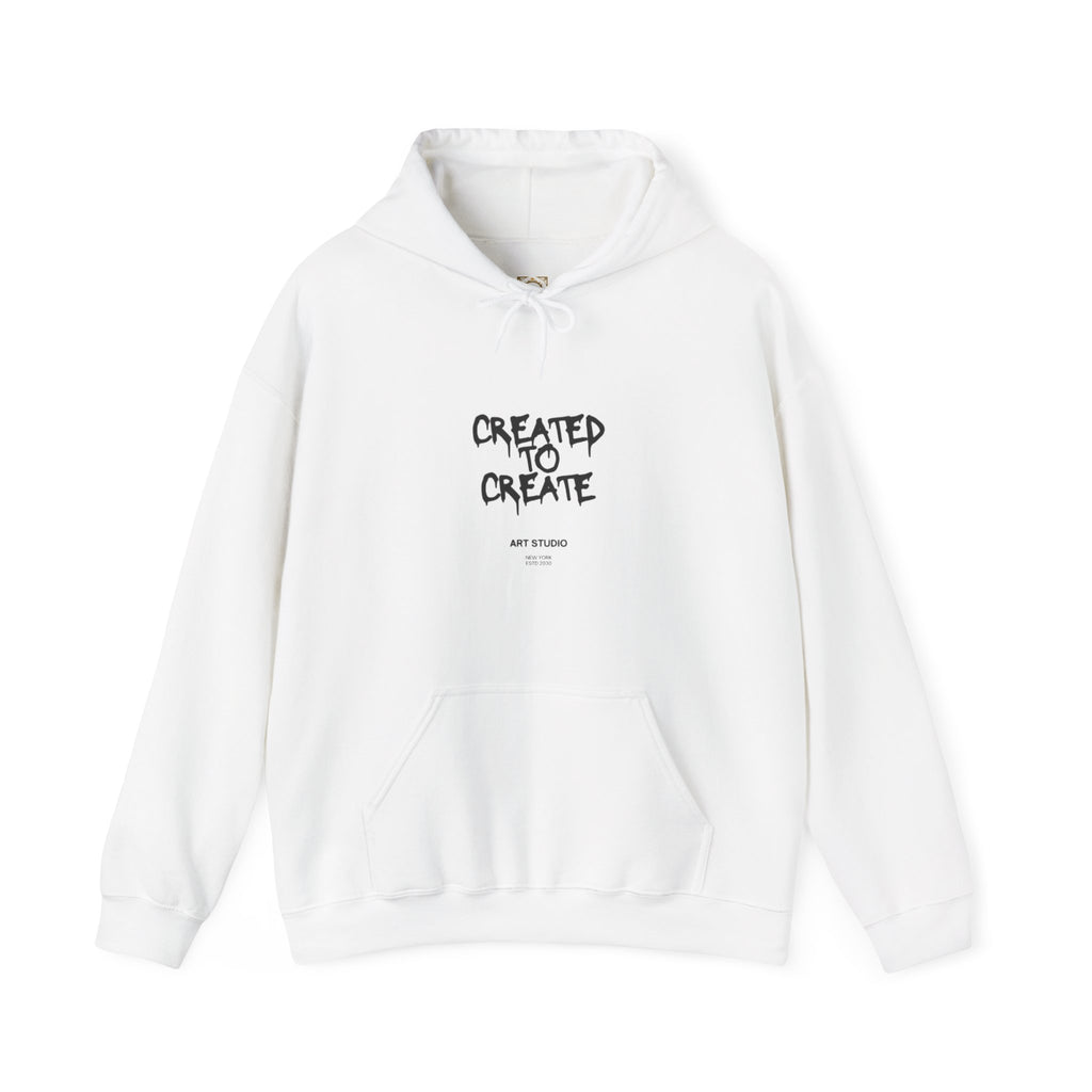 Created to Create Hoodie – Inspirational Artist Sweatshirt