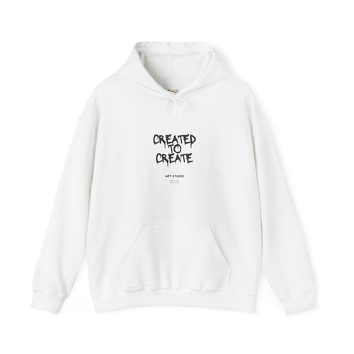 Created to Create Hoodie – Inspirational Artist Sweatshirt