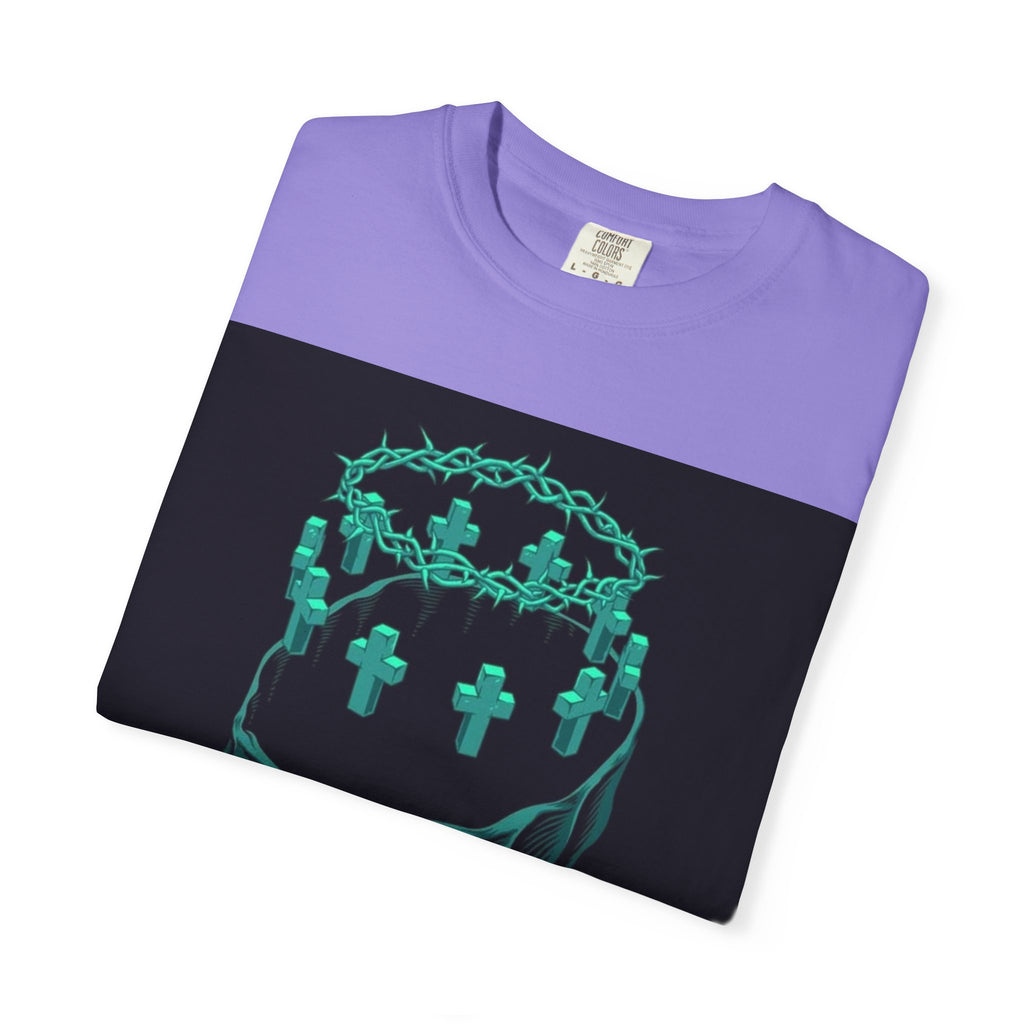 Skull Crown Tee — 'Delusion' Gothic Graphic T-Shirt