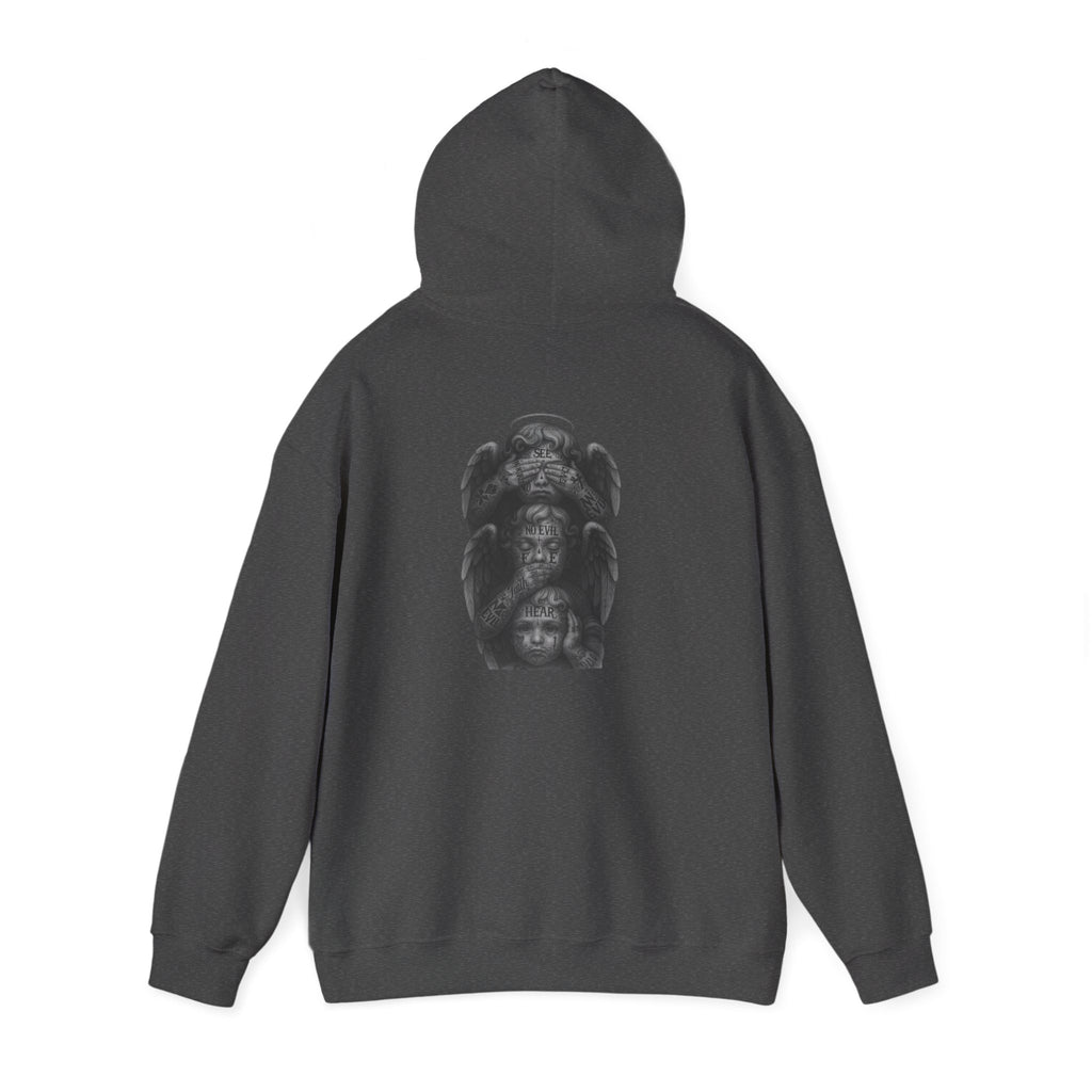 Statue Headstack Hoodie — Gothic Sculpture Art Pullover
