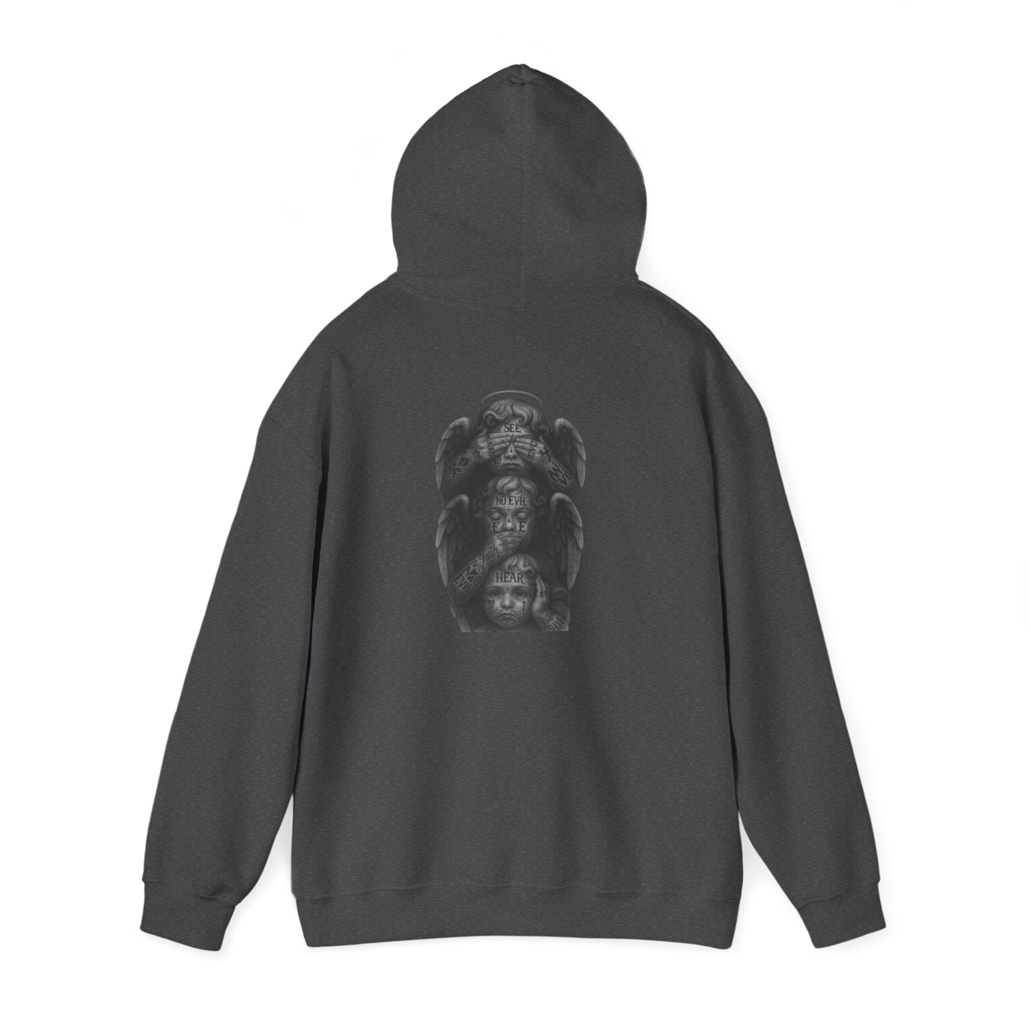 Statue Headstack Hoodie — Gothic Sculpture Art Pullover