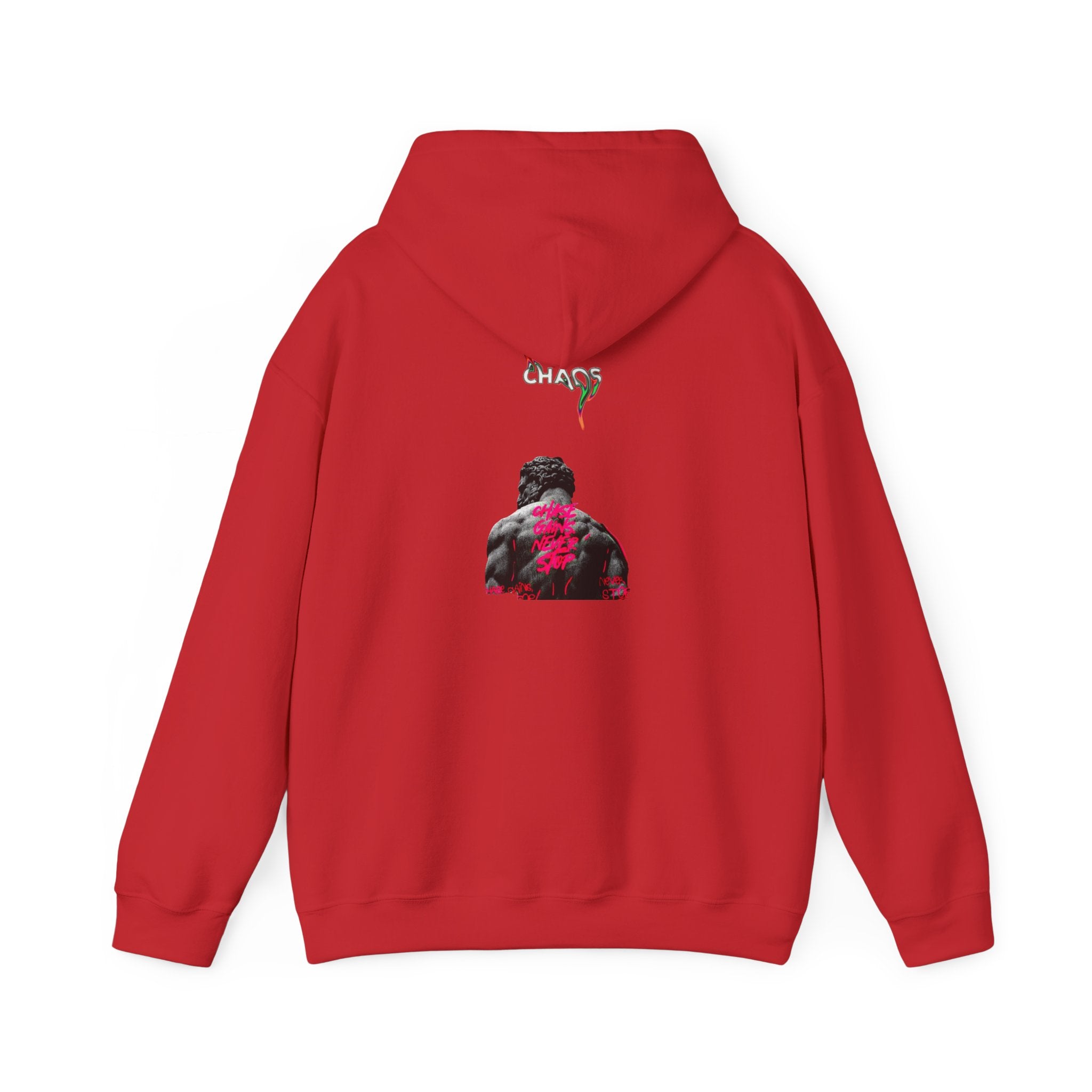 Smoky Rose Backprint Hoodie — Floral Skull Streetwear Pullover