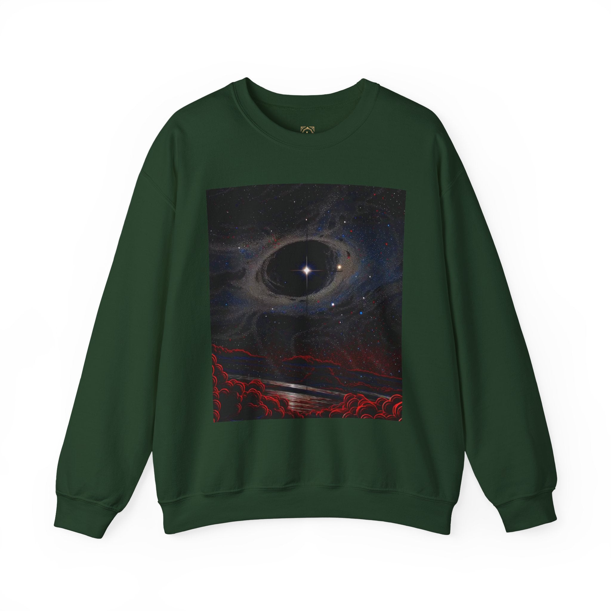 Cosmic Eclipse Crewneck Sweatshirt — 'Legaciess' Logo Back
