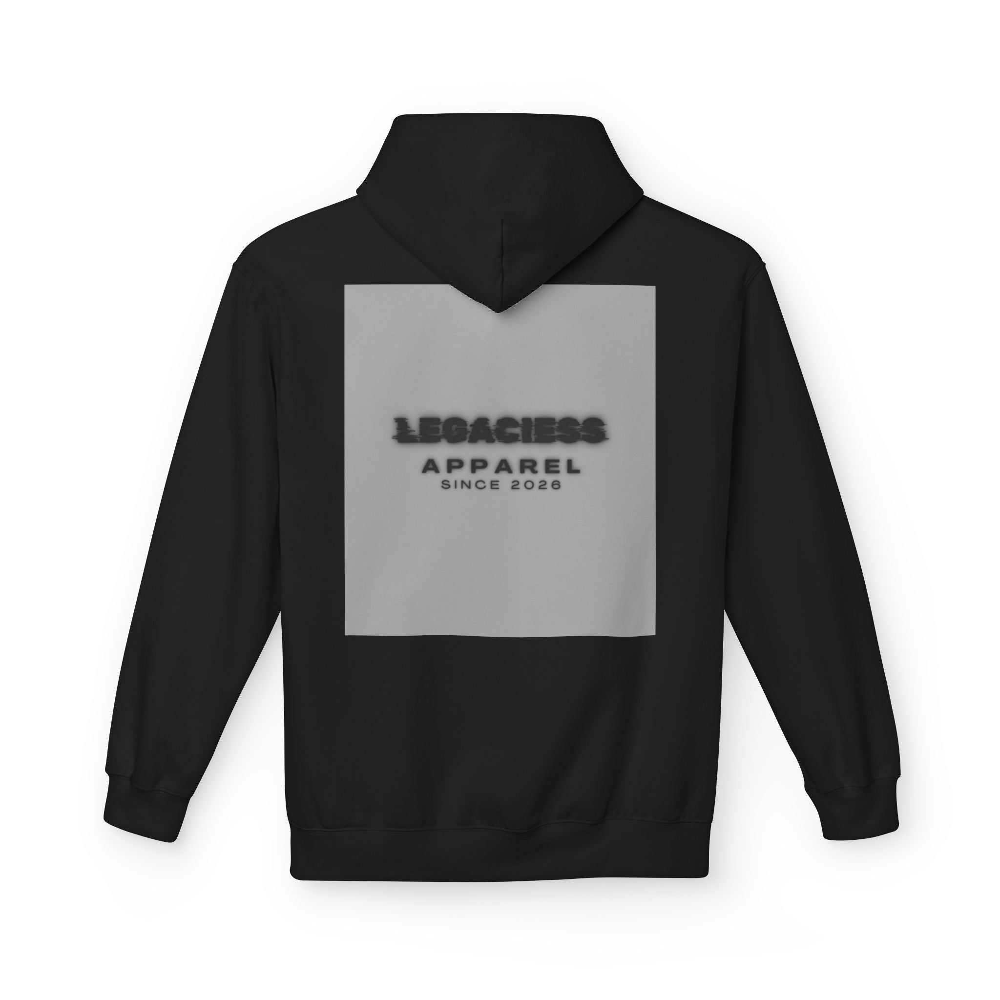 Hoodie — 'Legacies Apparel Since 2028' Minimal Logo Pullover