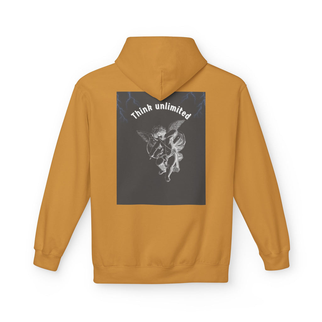 Think Unlimited Hoodie — Inspirational Angel Graphic Pullover