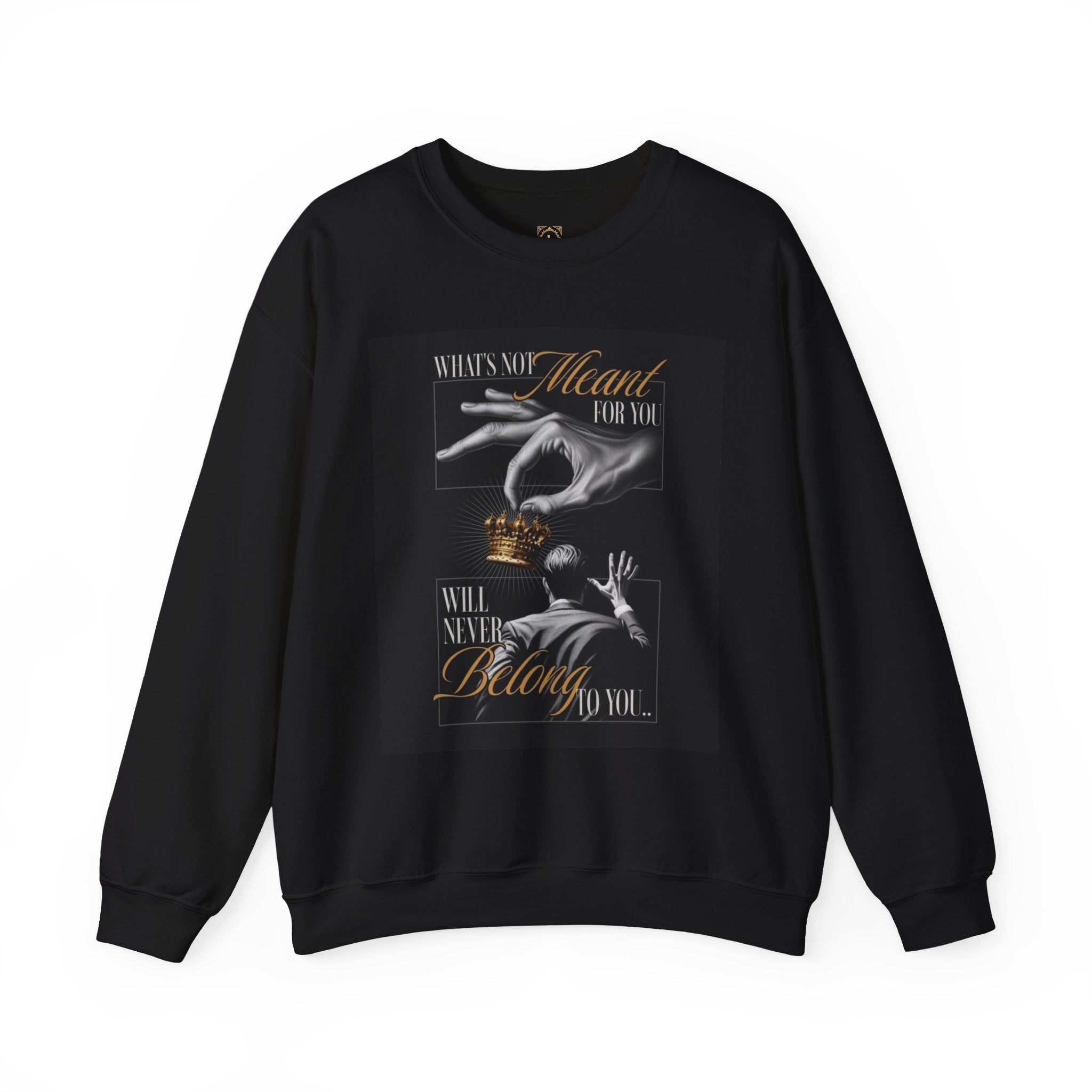 Crewneck Sweatshirt — 'What's My Heart For You' Inspirational Graphic Crewneck