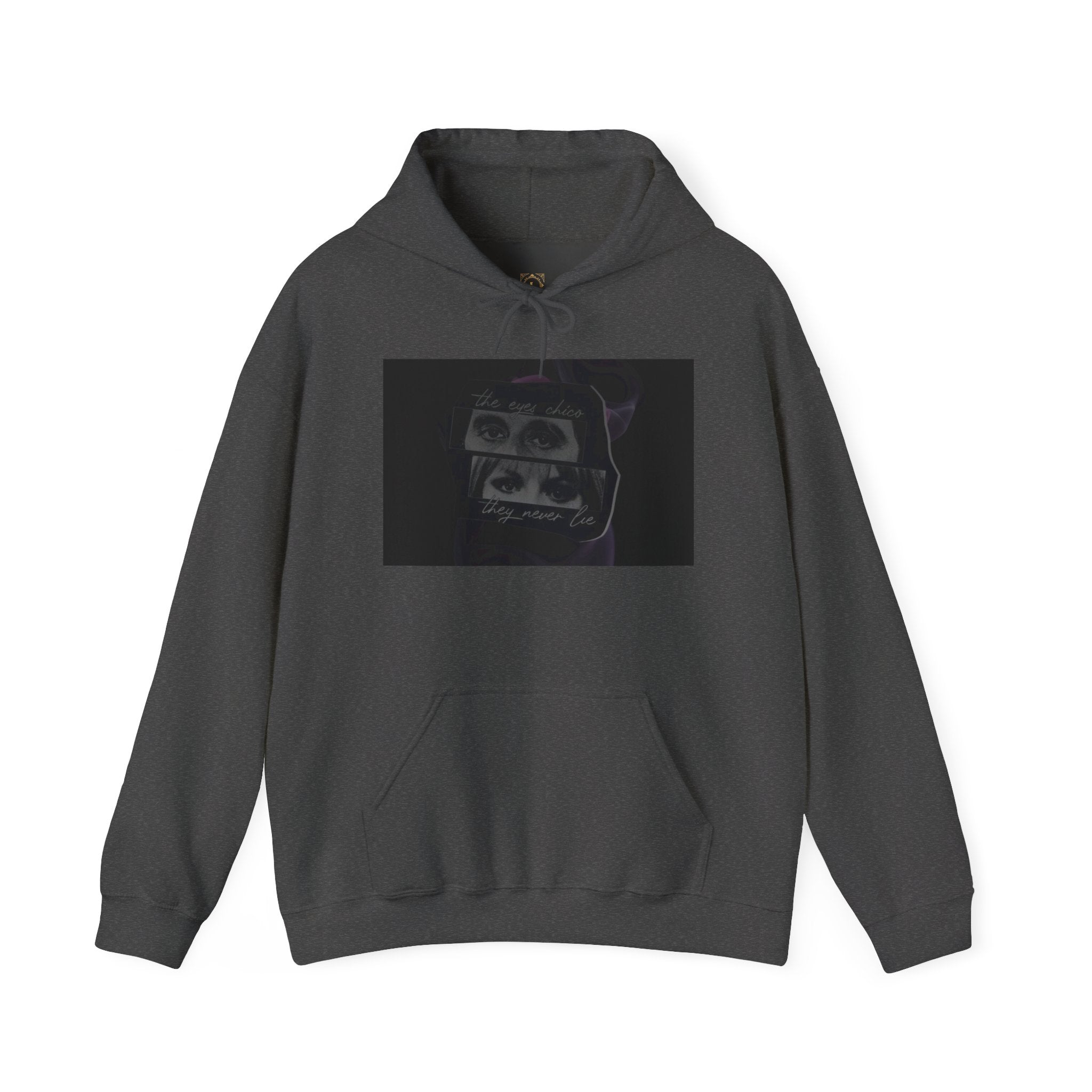 Surreal Triple-Eyes Hoodie — Dark Artistic Graphic Sweatshirt