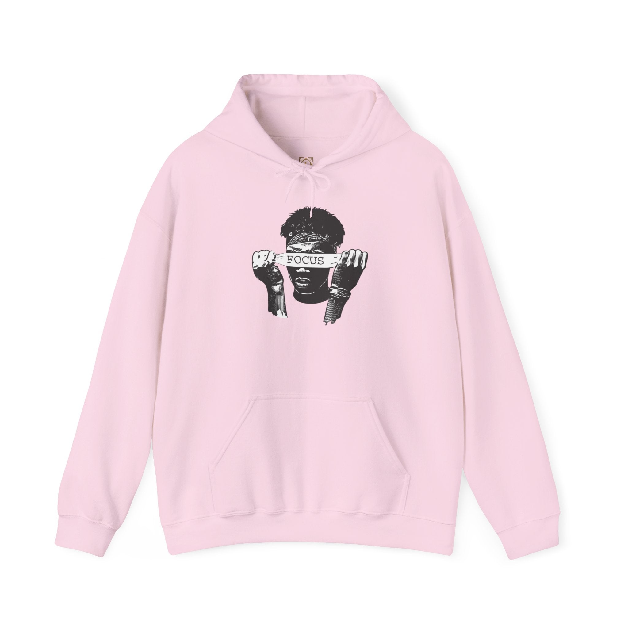 Focus Graphic Hoodie — Monochrome Motivational Streetwear
