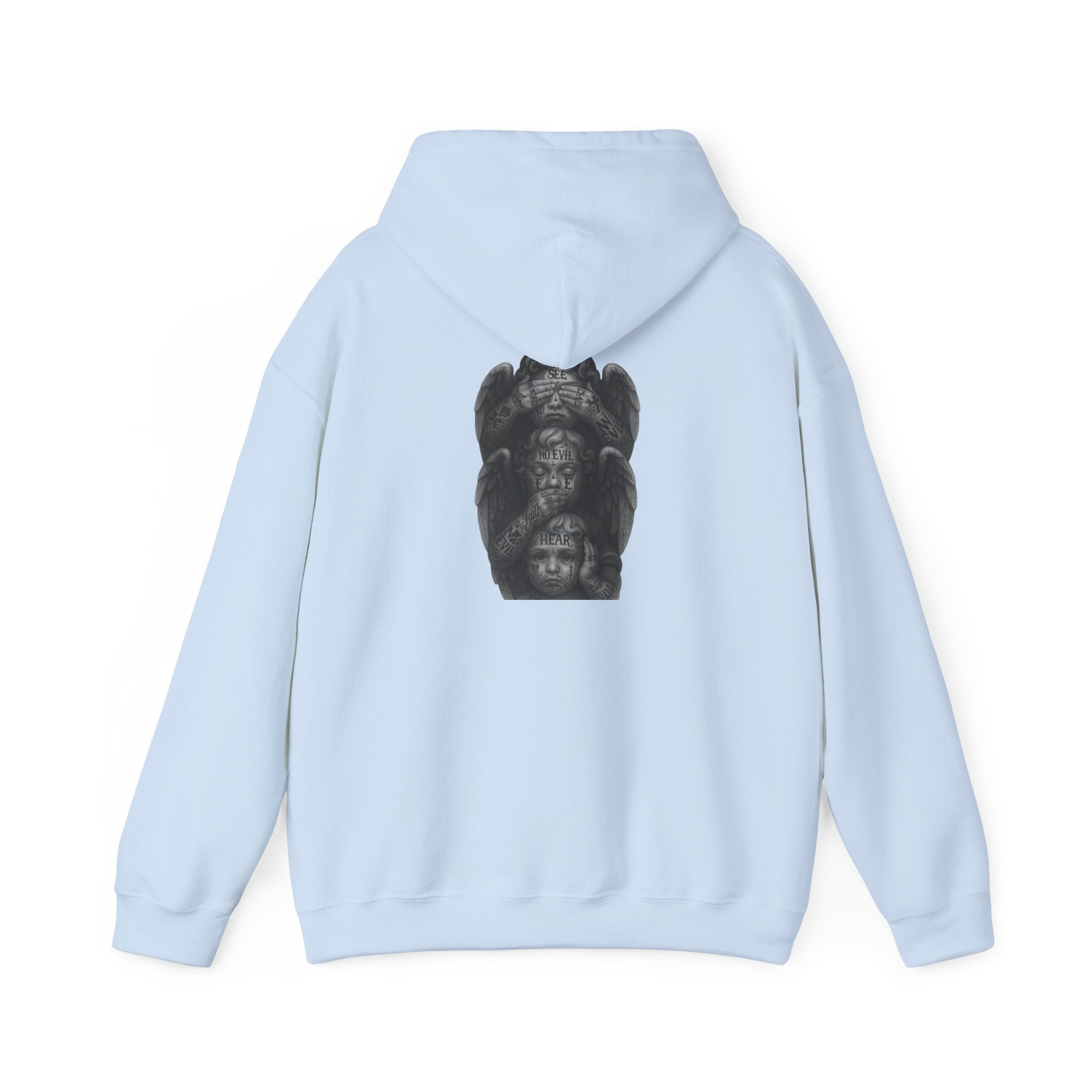 Statue Headstack Hoodie — Gothic Sculpture Art Pullover