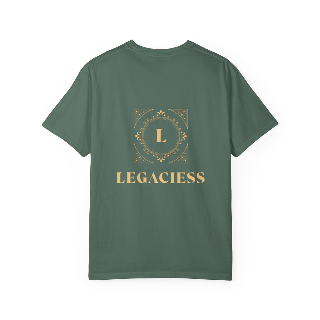 Abstract Neon Kiss T-Shirt — 'Legaciess' Back Logo Graphic Tee