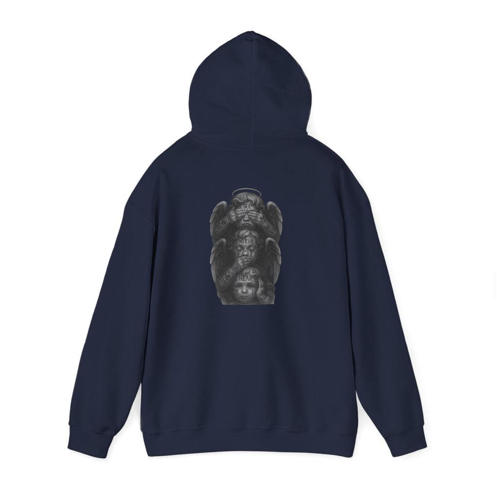 Statue Headstack Hoodie — Gothic Sculpture Art Pullover