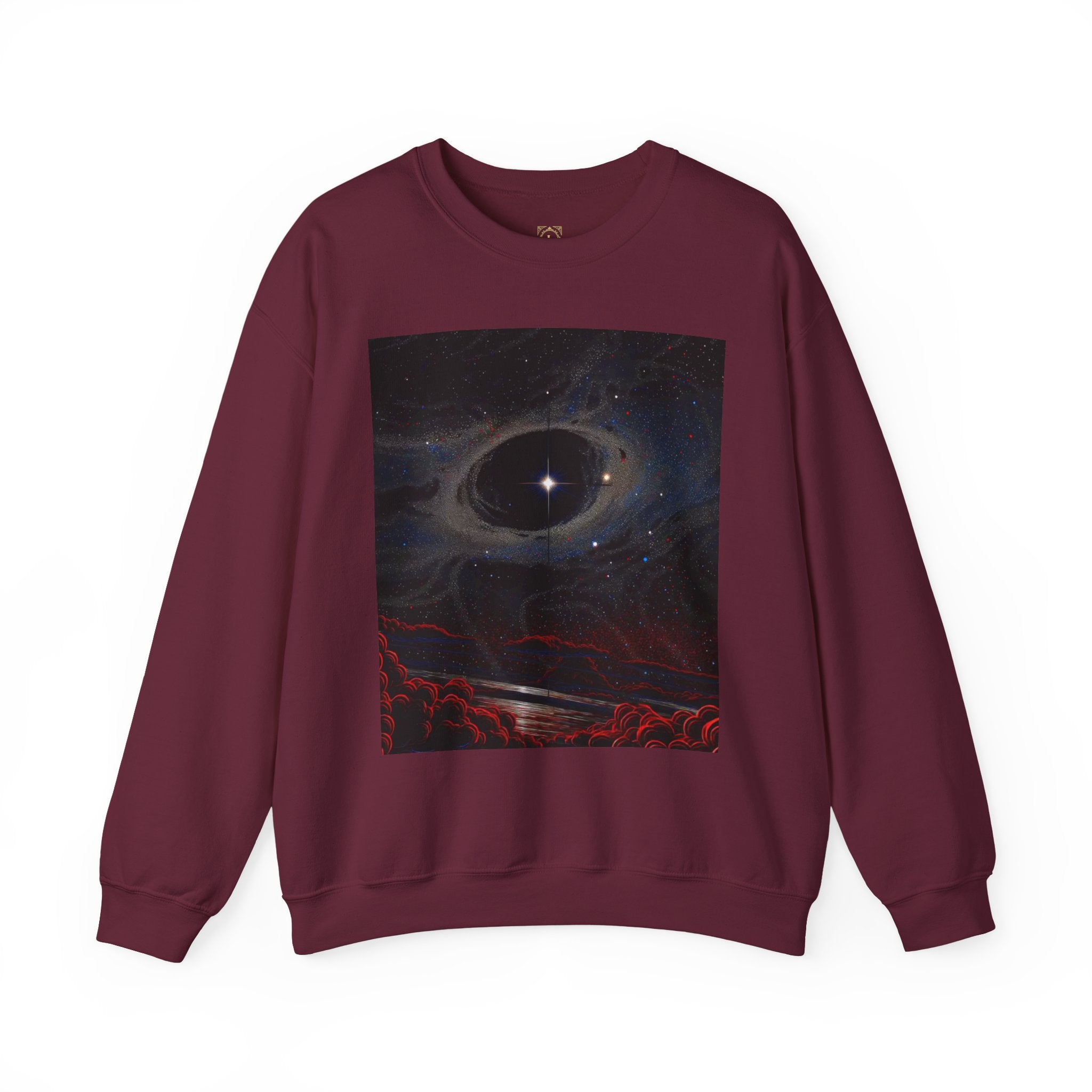 Cosmic Eclipse Crewneck Sweatshirt — 'Legaciess' Logo Back