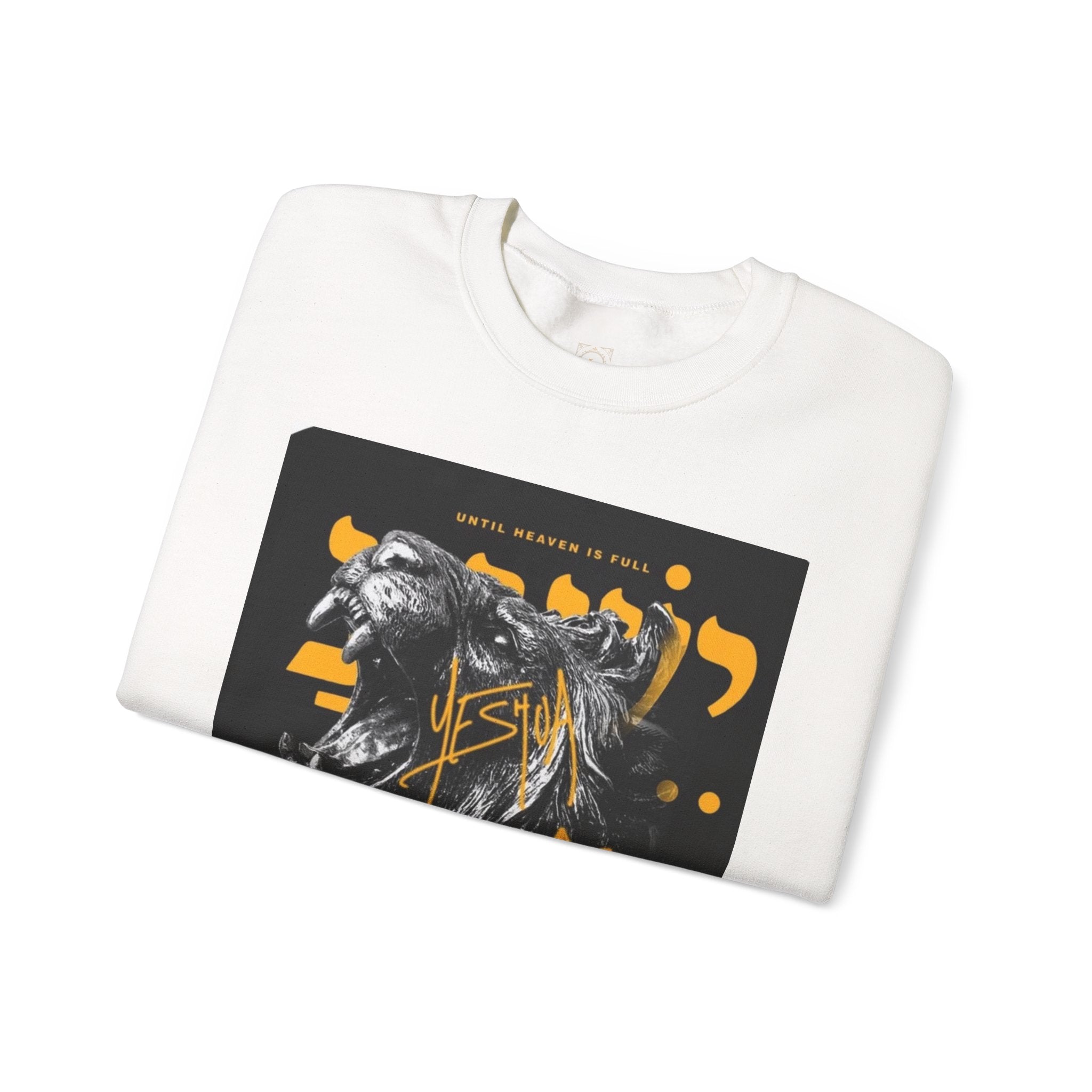 King Lion Crewneck Sweatshirt — 'King' Graphic Pullover for Bold Streetwear