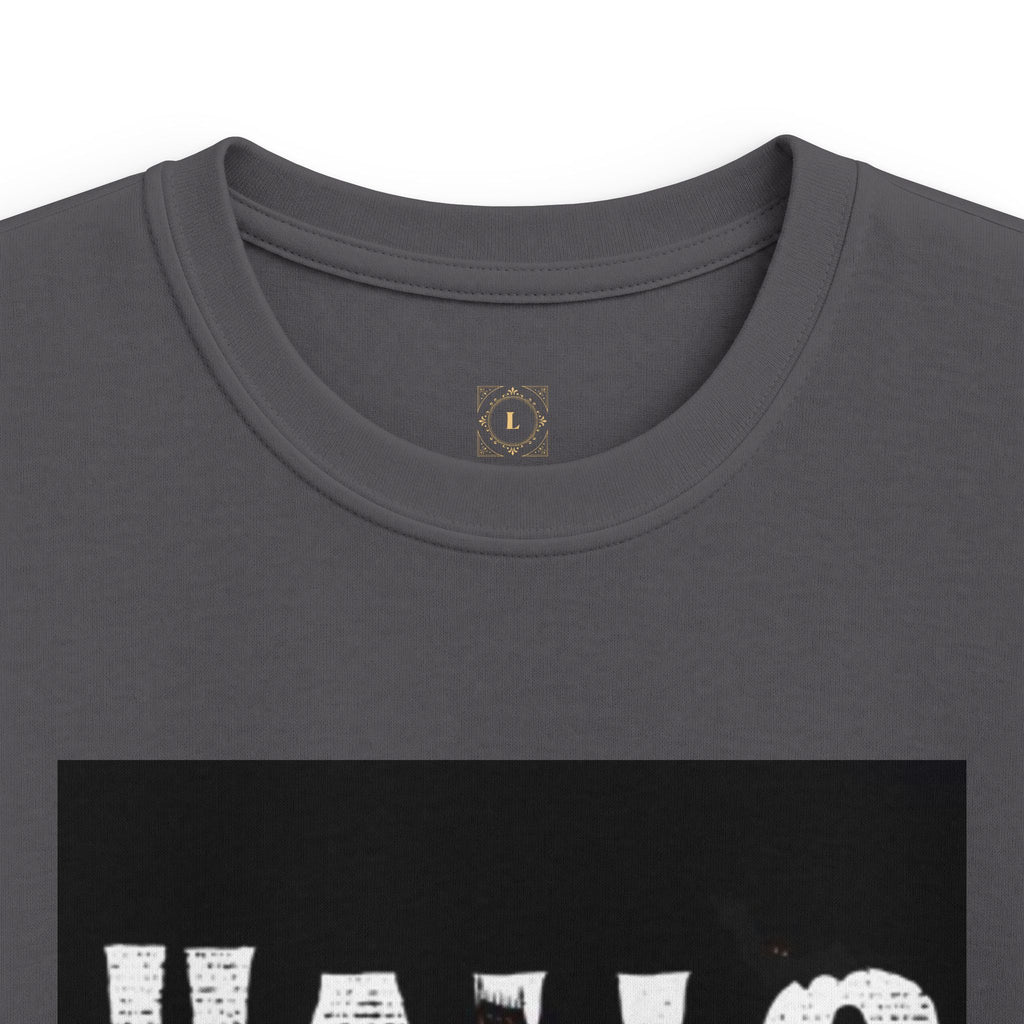 Halloween Haunted House Kids Tee — "Happy Halloween" Graphic T‑Shirt for Kids