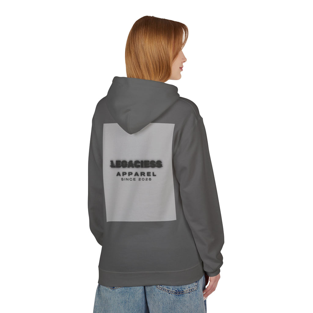 Hoodie — 'Legacies Apparel Since 2028' Minimal Logo Pullover