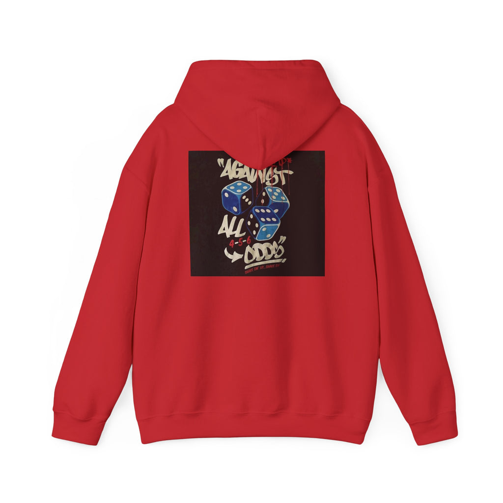 Against All Odds Hoodie — Vintage Dice Graphic Pullover