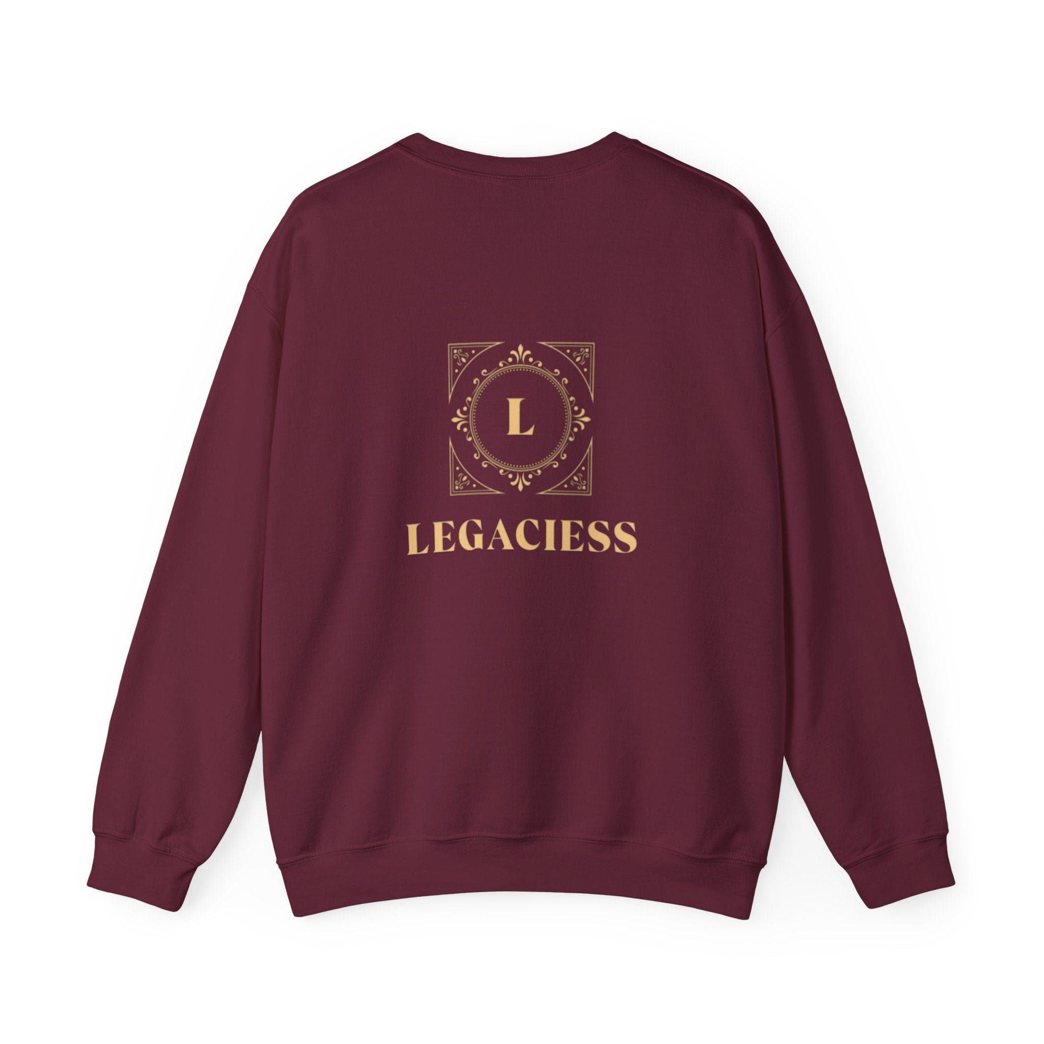 Cosmic Eclipse Crewneck Sweatshirt — 'Legaciess' Logo Back