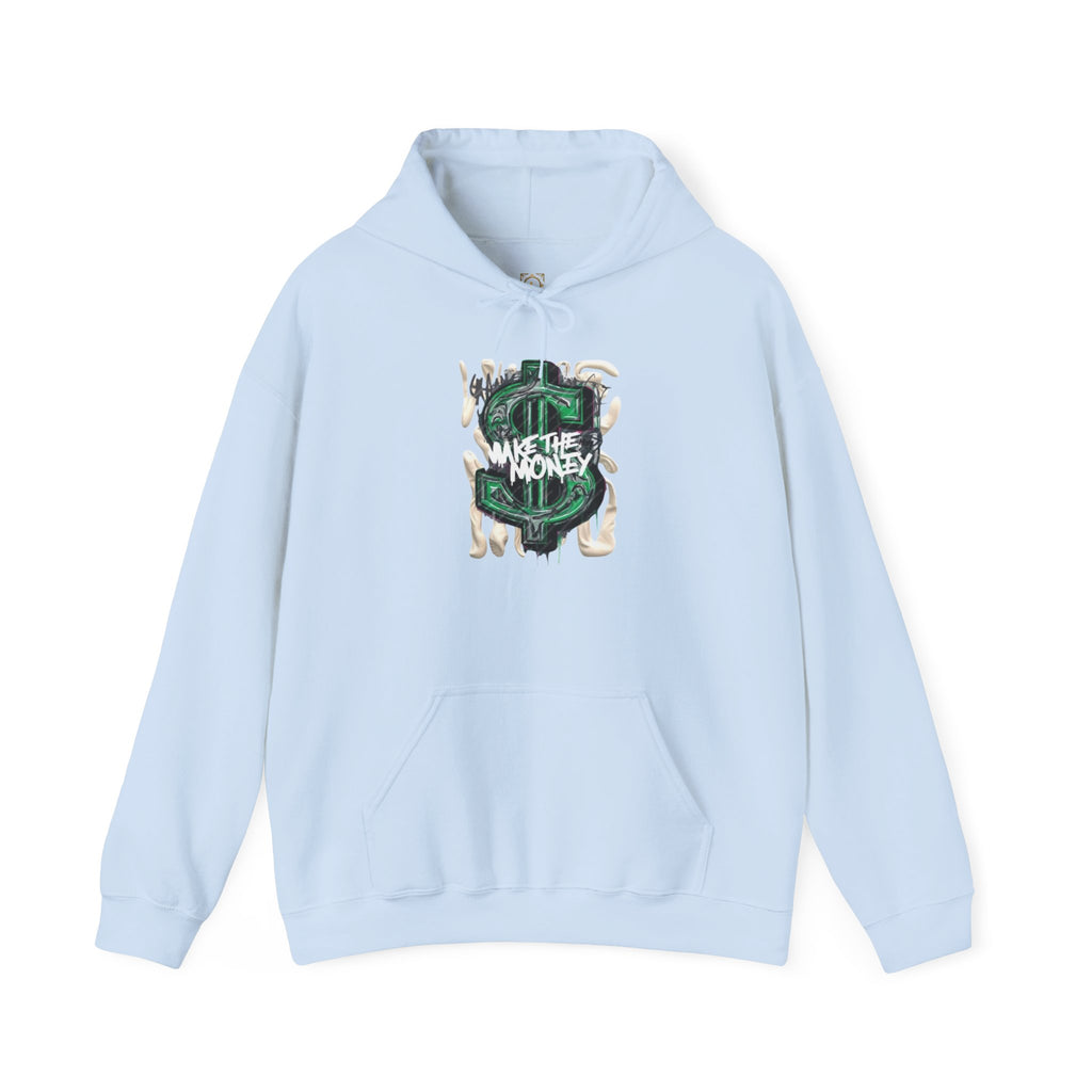 Make The Money Hoodie — Green Dollar Sign Graphic Pullover