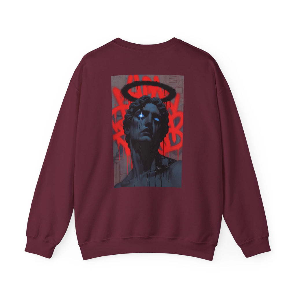 Street Art Statue Crewneck Sweatshirt
