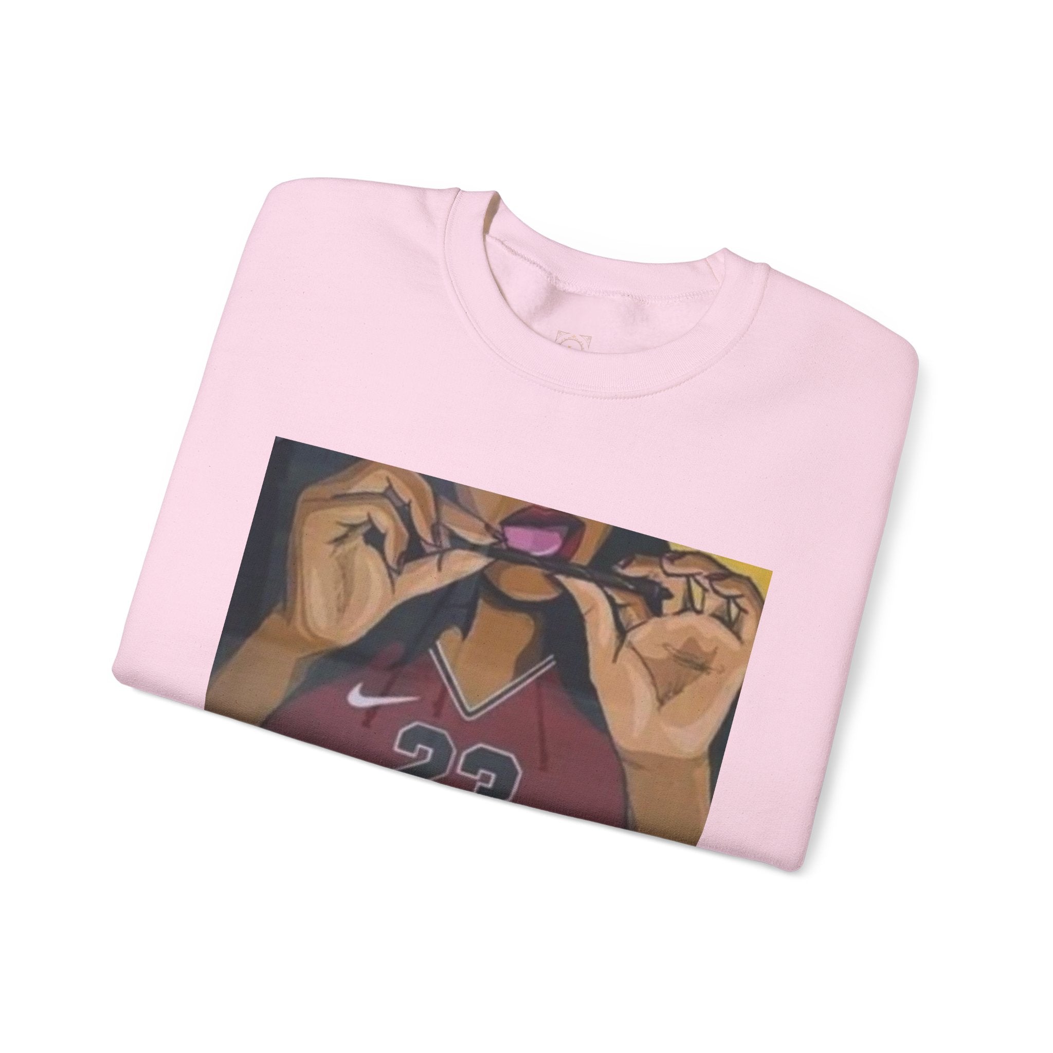 23 Jersey Crop Art Sweatshirt – Bold Urban Basketball Graphic Crewneck