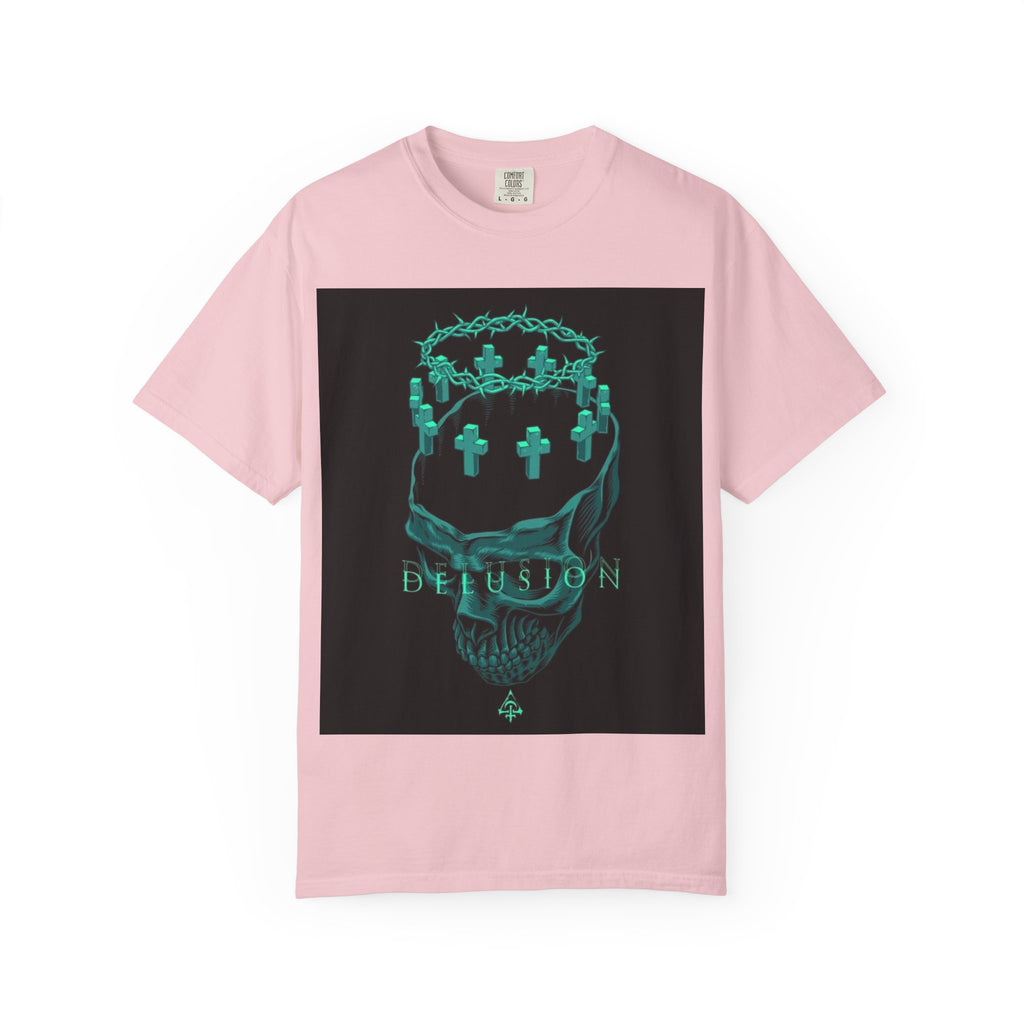Skull Crown Tee — 'Delusion' Gothic Graphic T-Shirt