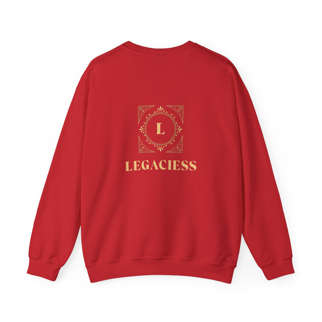 Cosmic Eclipse Crewneck Sweatshirt — 'Legaciess' Logo Back