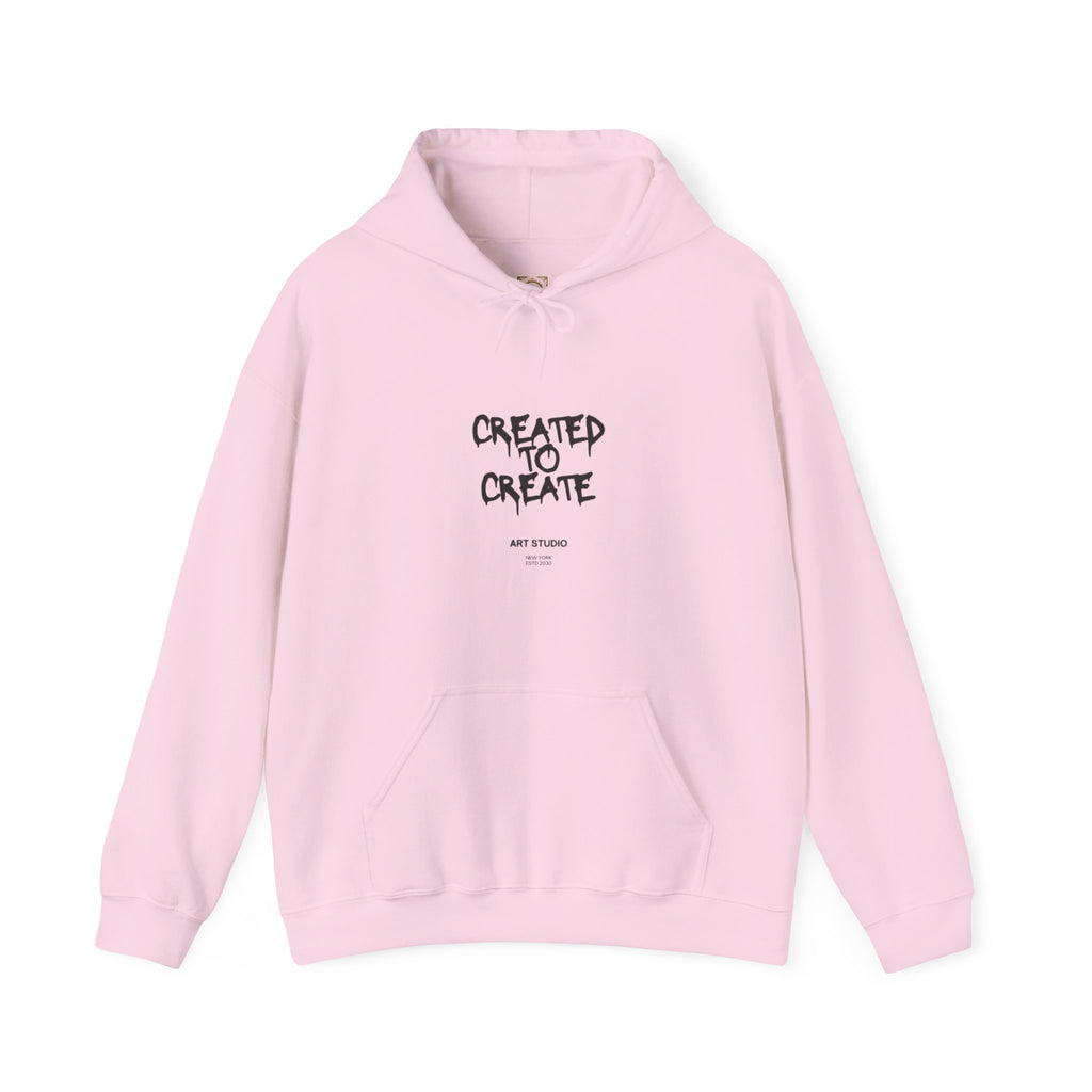 Created to Create Hoodie – Inspirational Artist Sweatshirt