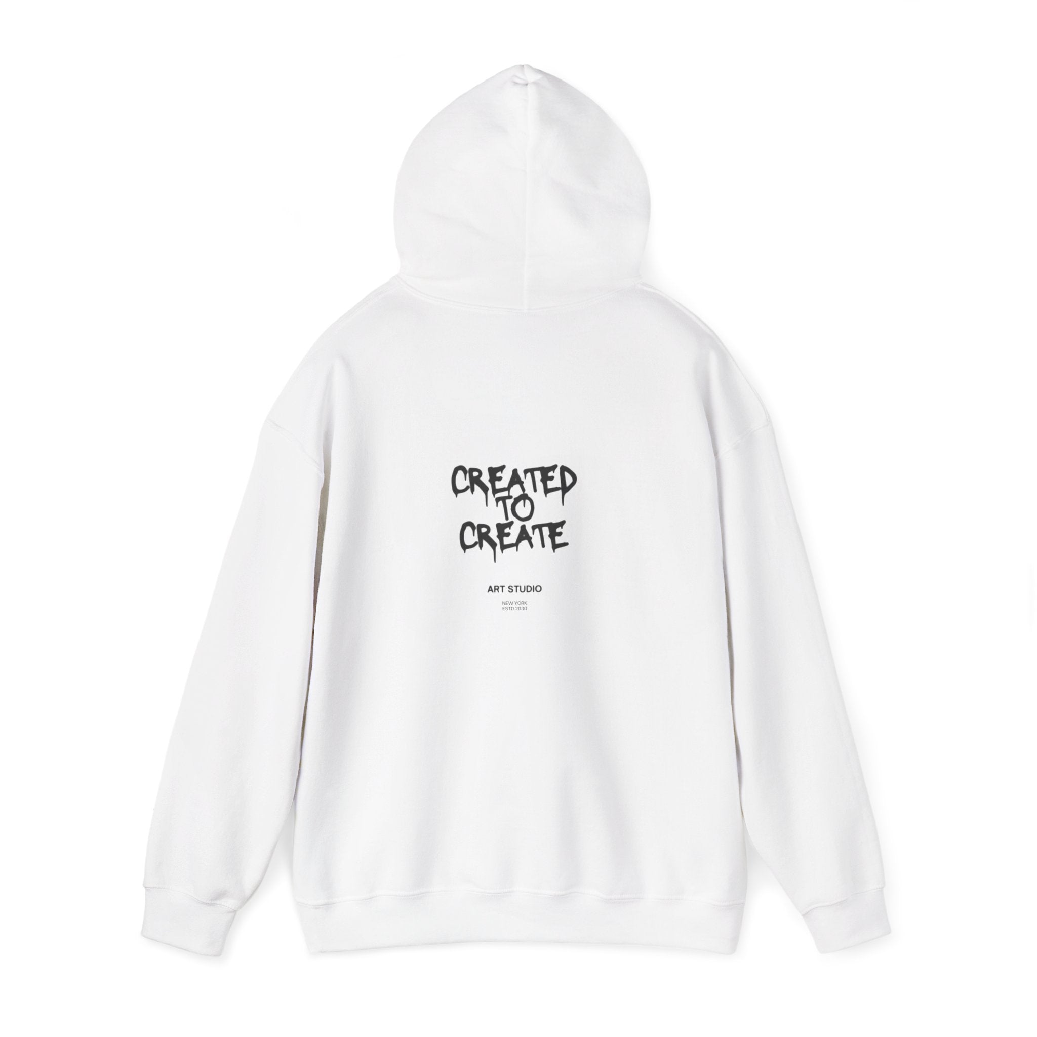 Created to Create Hoodie – Inspirational Artist Sweatshirt