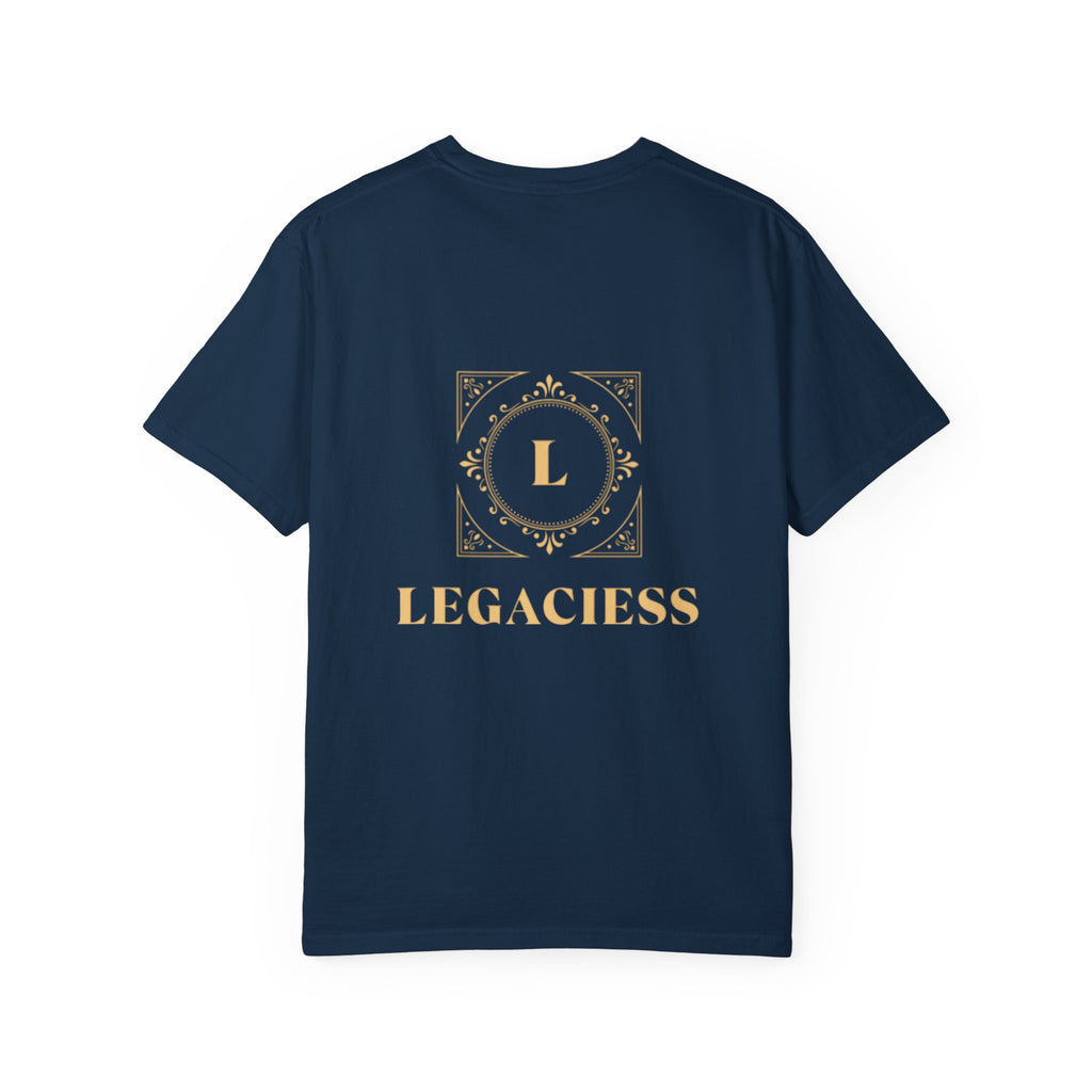 Abstract Neon Kiss T-Shirt — 'Legaciess' Back Logo Graphic Tee
