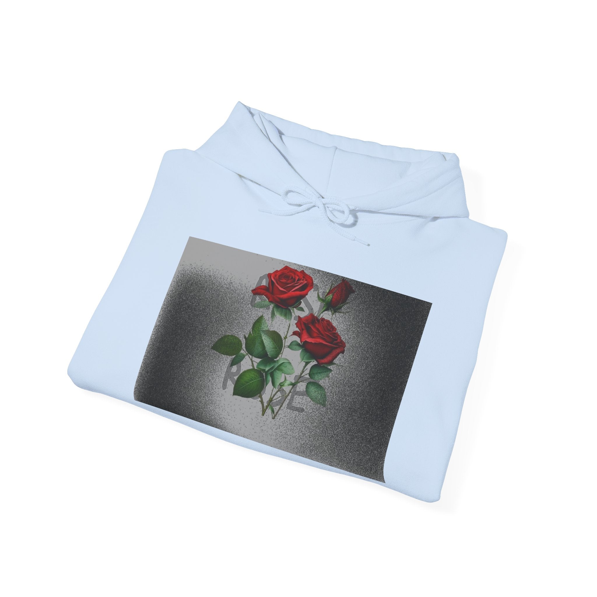 Rose Bloom Hoodie — Vintage Red Roses Graphic Pullover