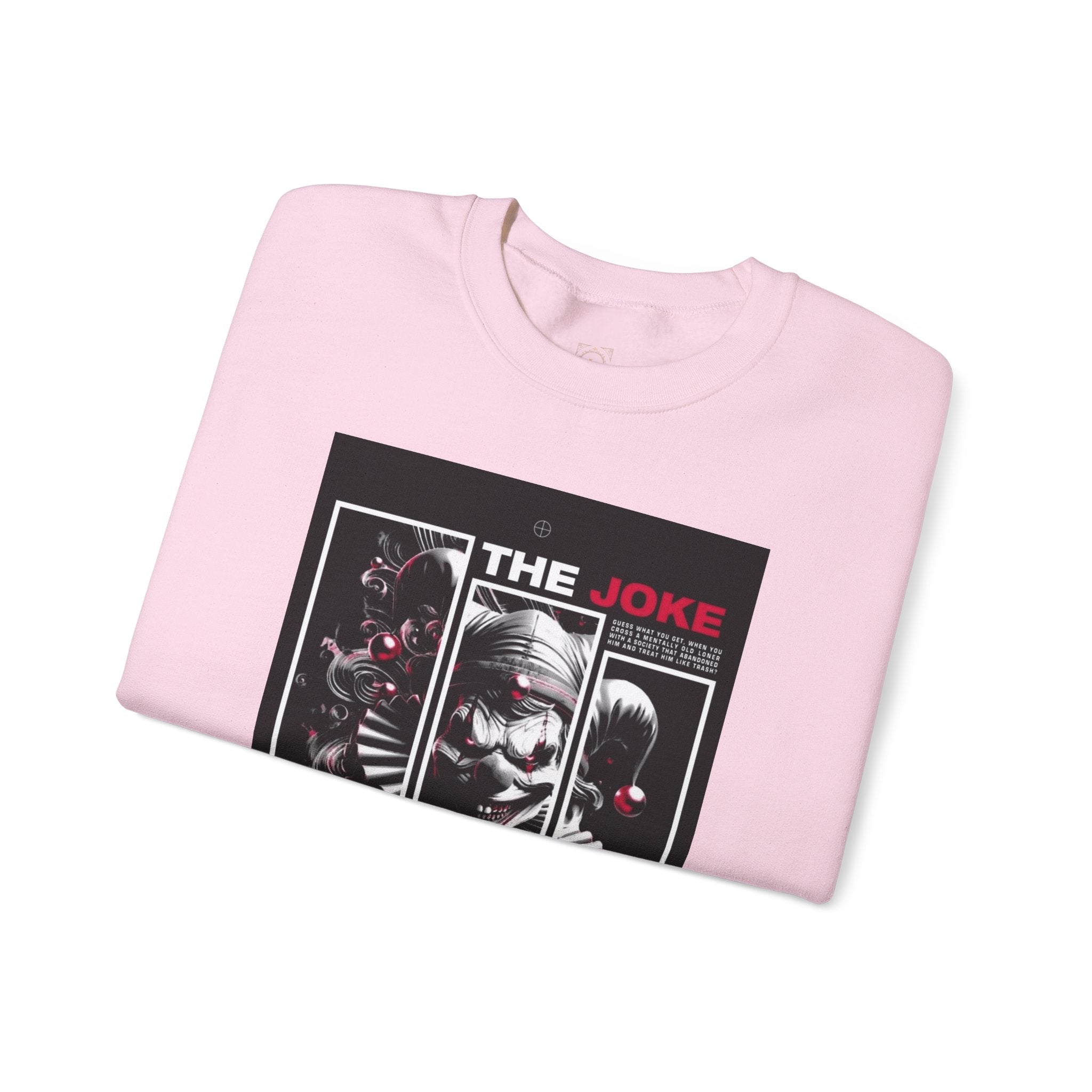 Creepy Clown "The Joke Is On You" Crewneck Sweatshirt