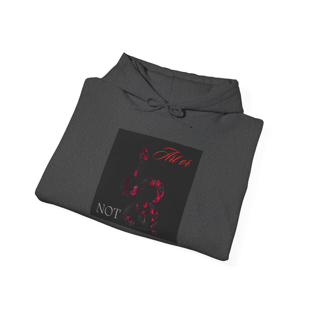 Hoodie — Gothic Red Roses 'Not Mine' Graphic Pullover