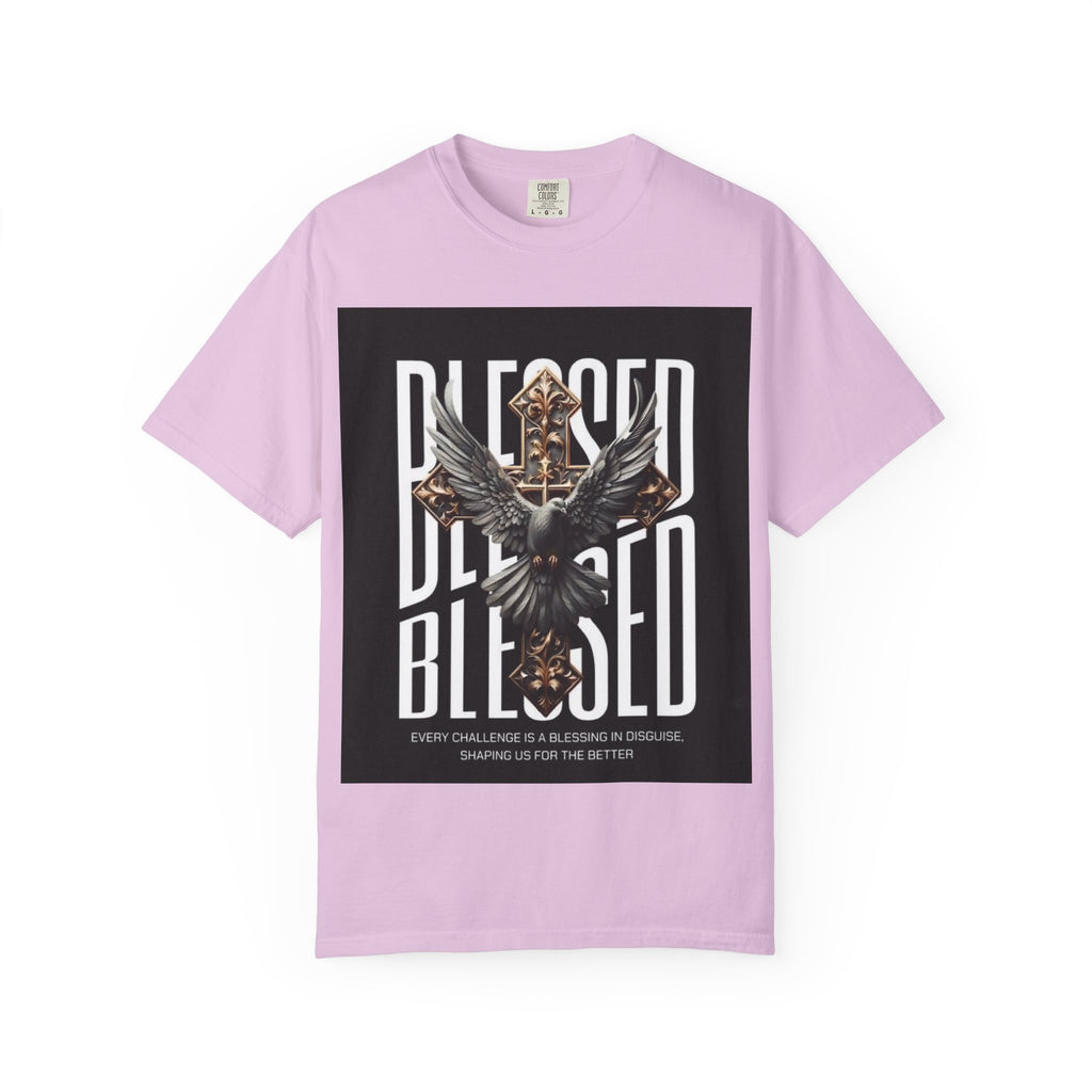 Blessed Dove Graphic T-Shirt — "BLESSED" Faith-Inspired Tee