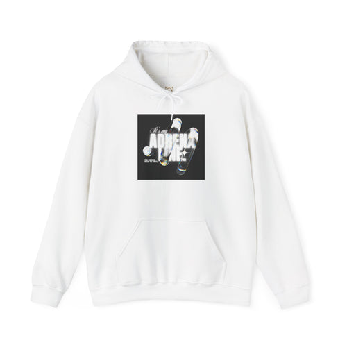 Bubble Text 'Adrenaline' Graphic Hoodie — Urban Streetwear Pullover
