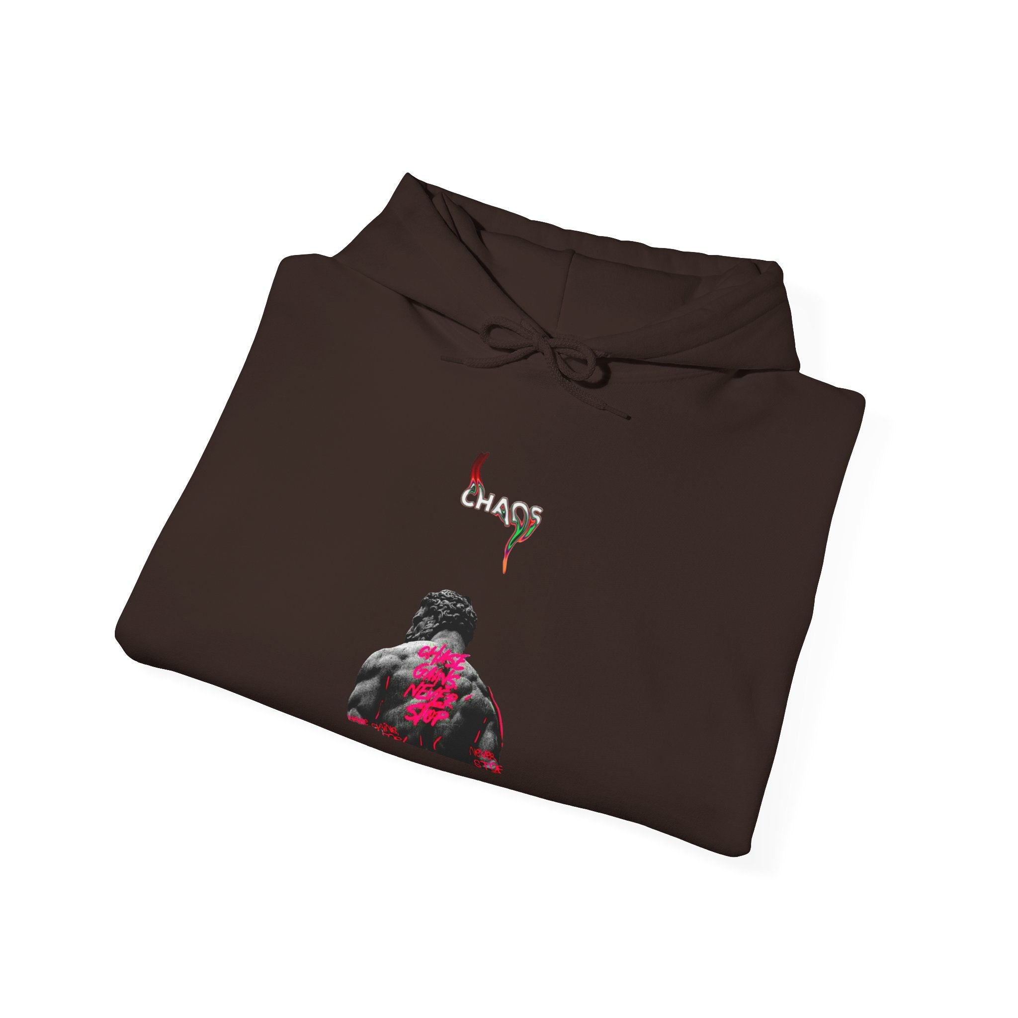 Smoky Rose Backprint Hoodie — Floral Skull Streetwear Pullover