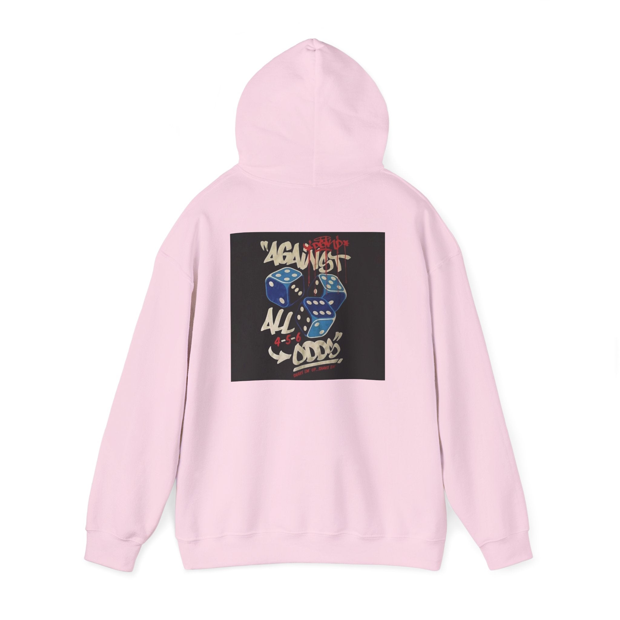 Against All Odds Hoodie — Vintage Dice Graphic Pullover