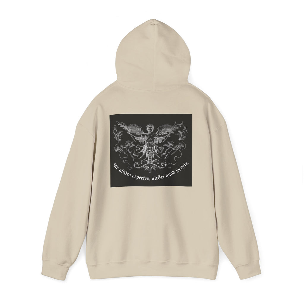 Phoenix Crest Hoodie — "We alone create, alone save, alone" Gothic Graphic Sweatshirt